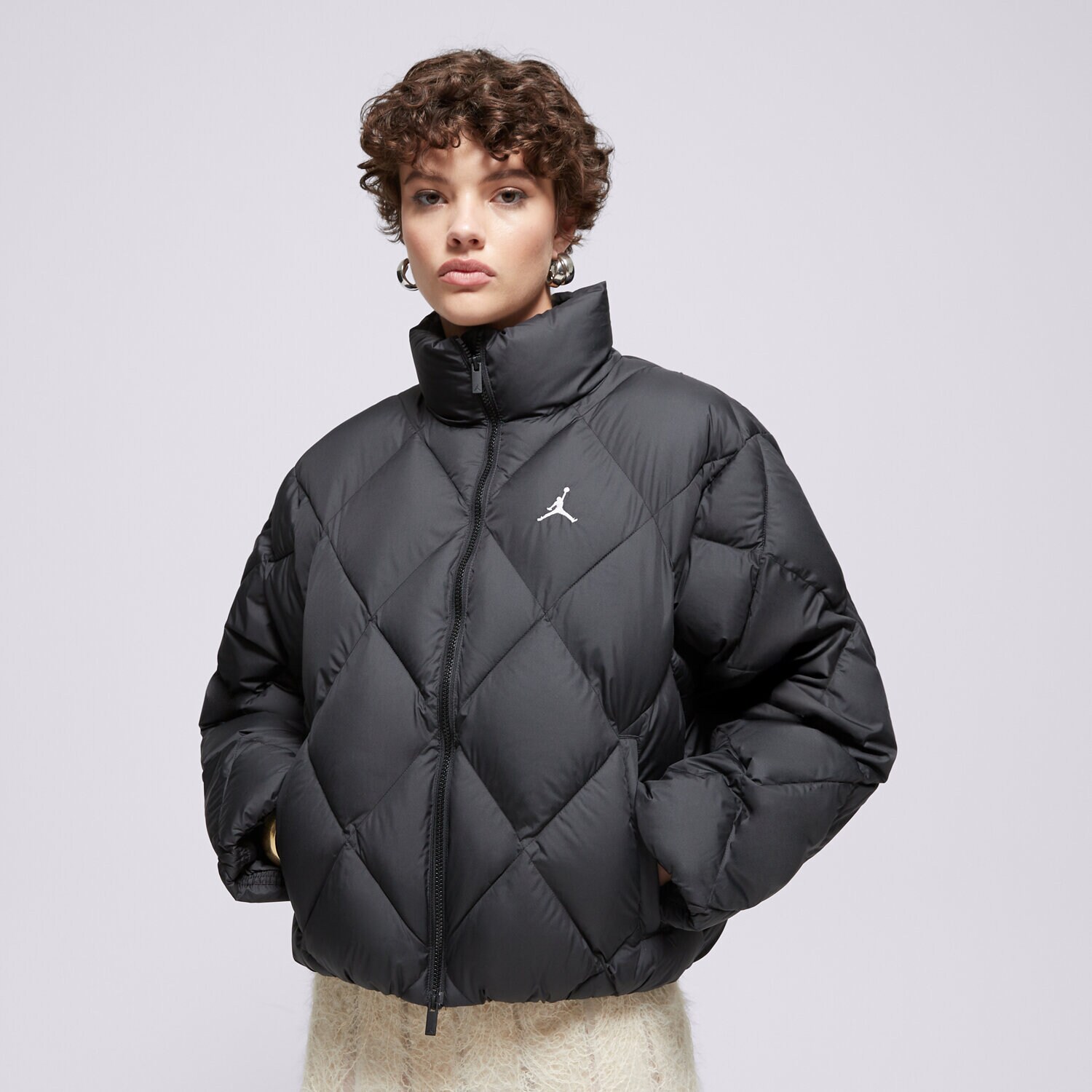 Femei geacă de iarnă JORDAN JACHETĂ W J BRK PUFFER QLT HV0417-010 Negru