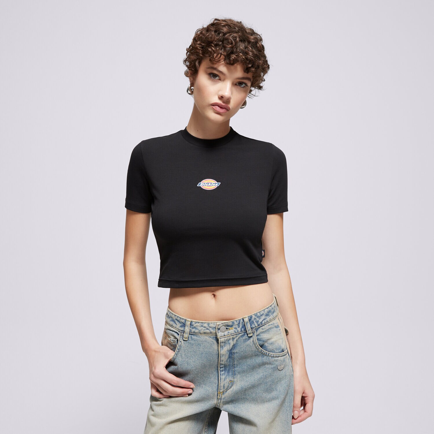 Femei tricou DICKIES TRICOU MAPLE VALLEY TEE DK0A4XPOBLK1 Negru