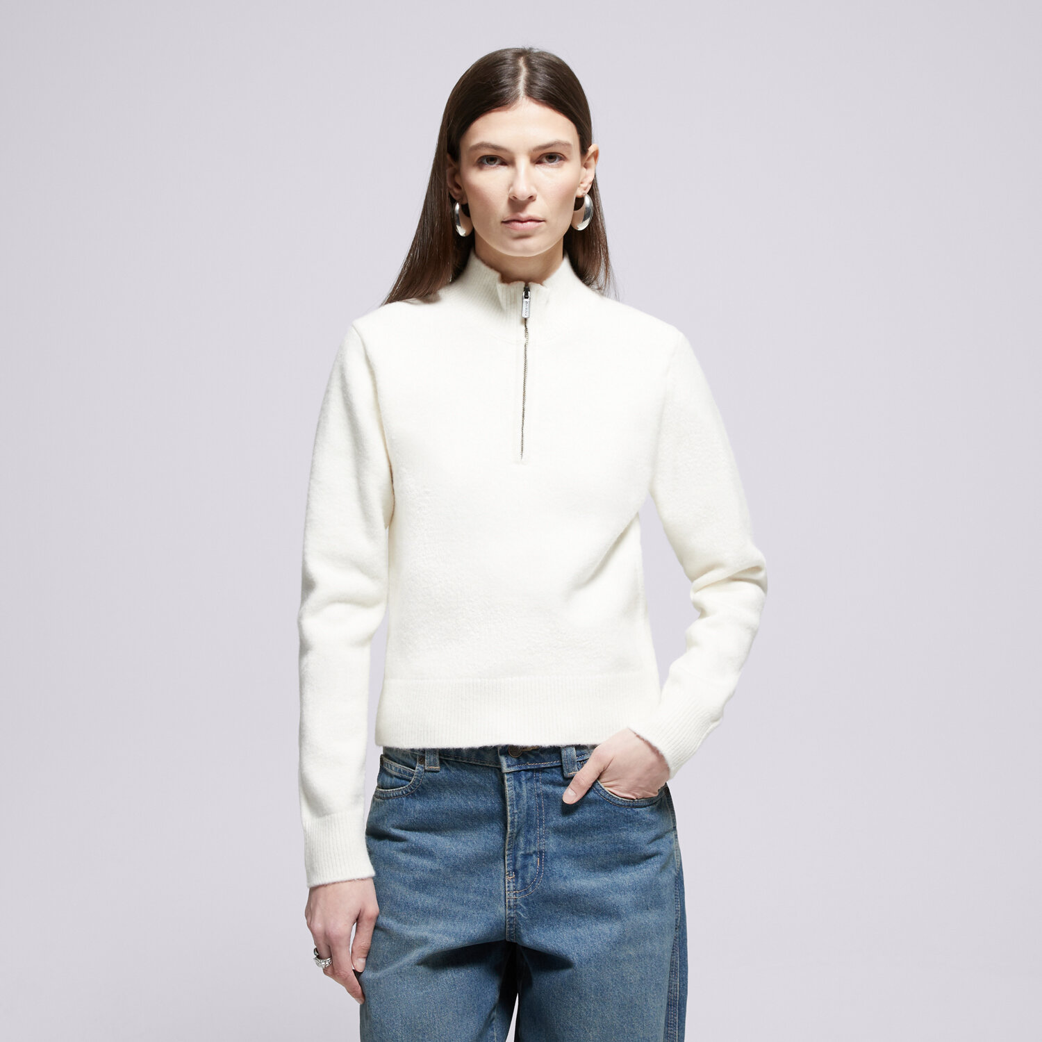 Femei tricou DICKIES PULOVĂR RUSTON QZ SWEATER W DK0A87P1C481 Bej