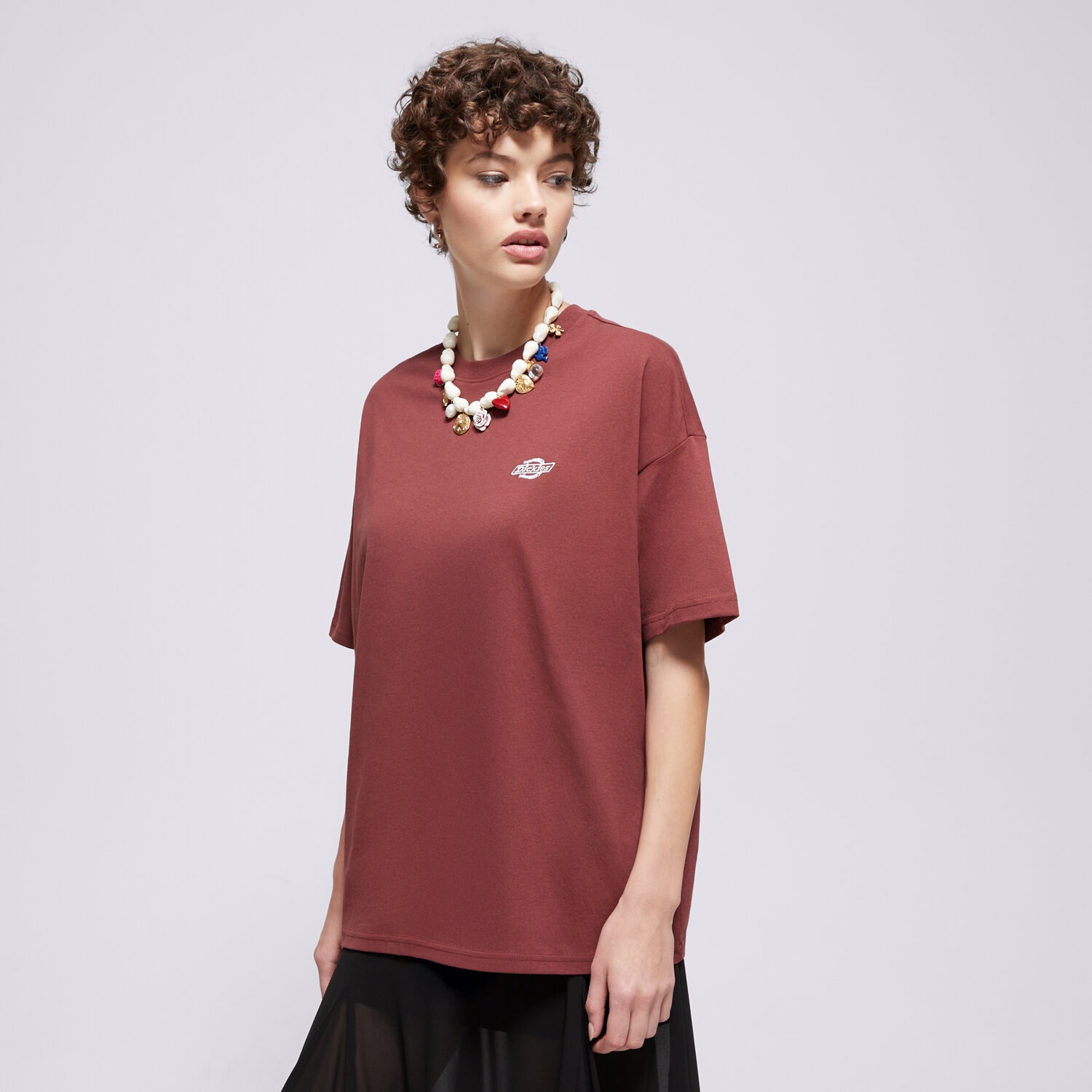 Femei tricou DICKIES TRICOU SUMMERDALE SS TEE DK0A4Y1BL161 Maro