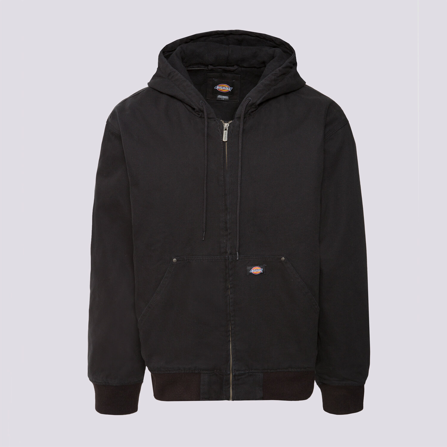 Bărbați eacă de iarnă DICKIES JACHETĂ DE IARNĂ HILHAM   HOODED CANVAS JACKET DK0A87O5BLK1 Negru