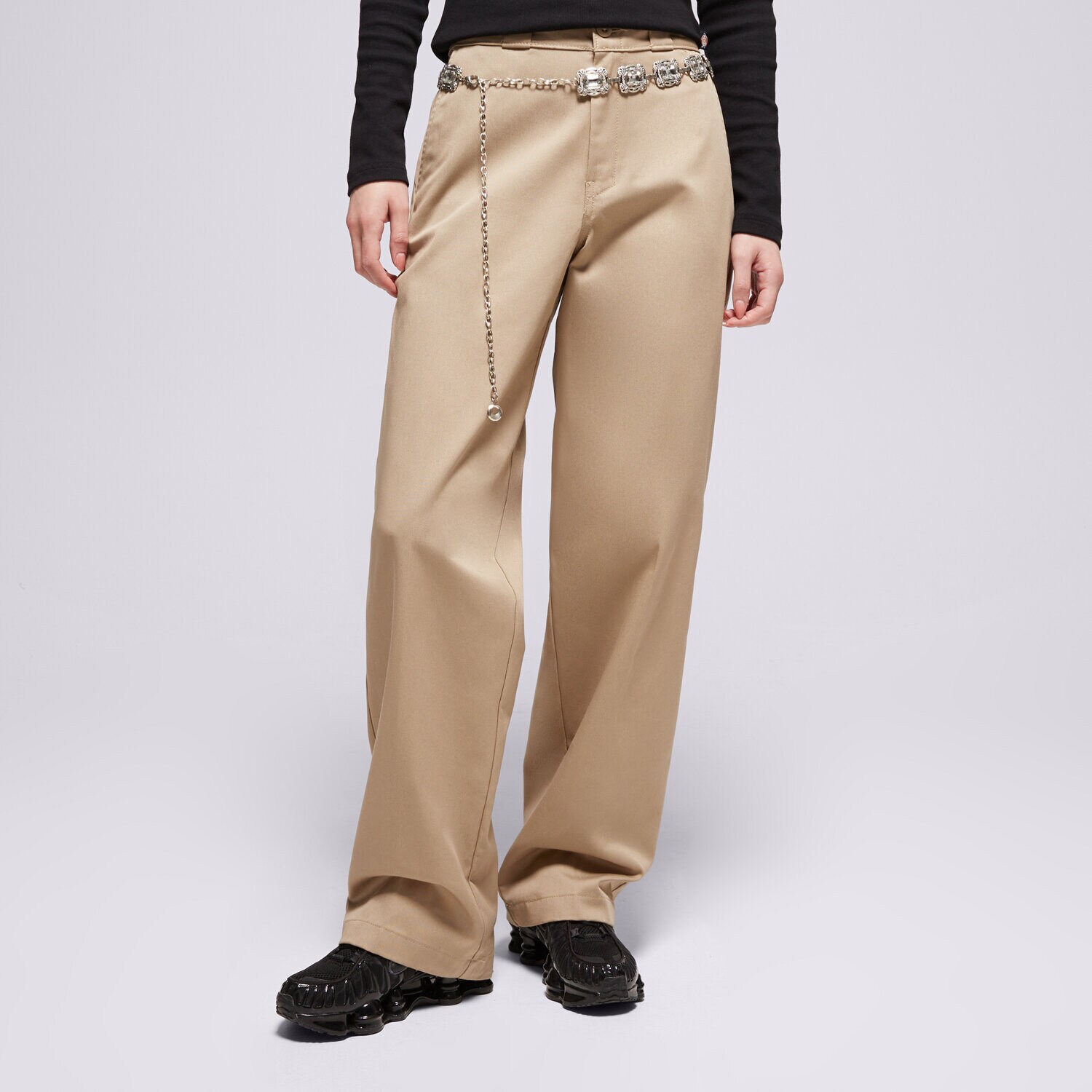 Femei pantaloni DICKIES PANTALONI  248 PANT W DK0A87PL0DS1 Bej
