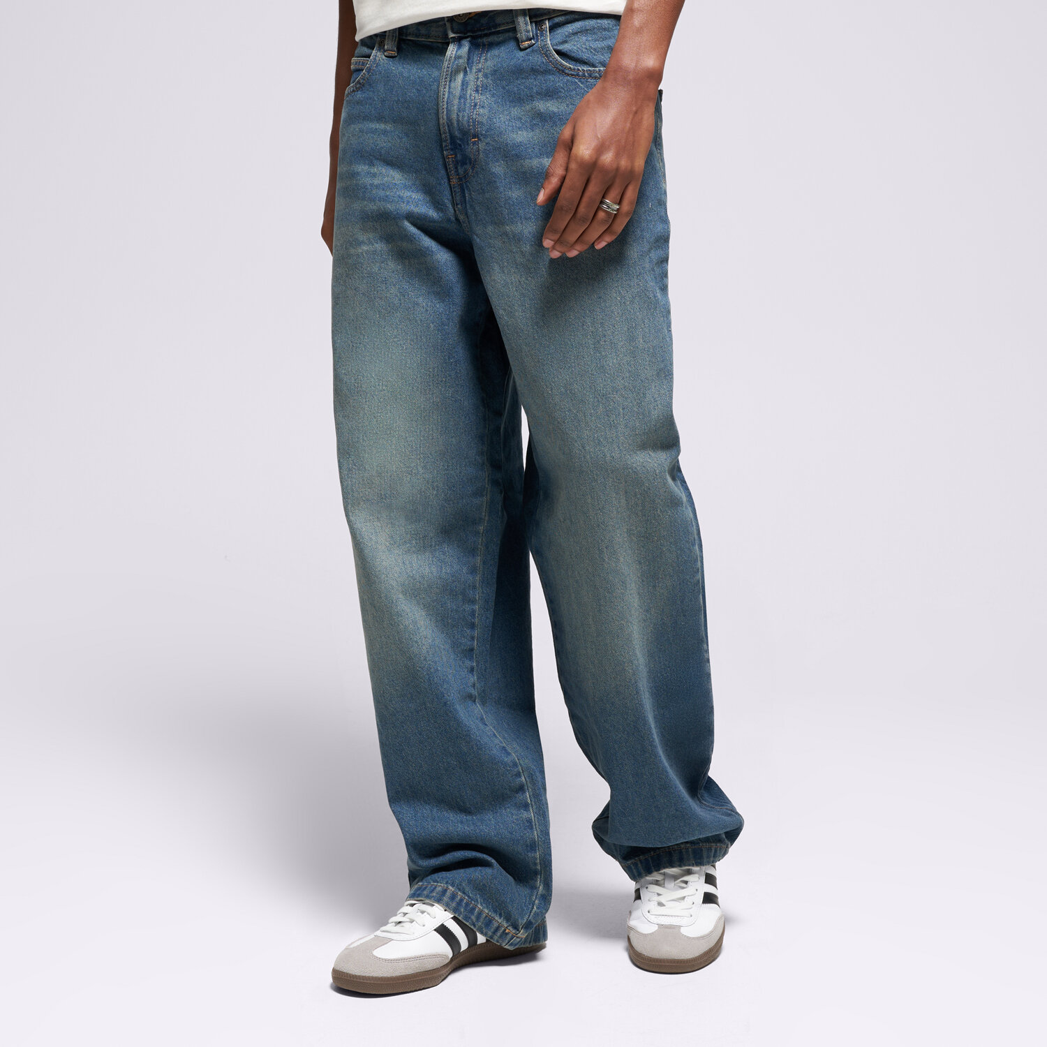 Bărbați pantaloni DICKIES PANTALONI  HILHAM DENIM DK0A87NKL231 Albastru