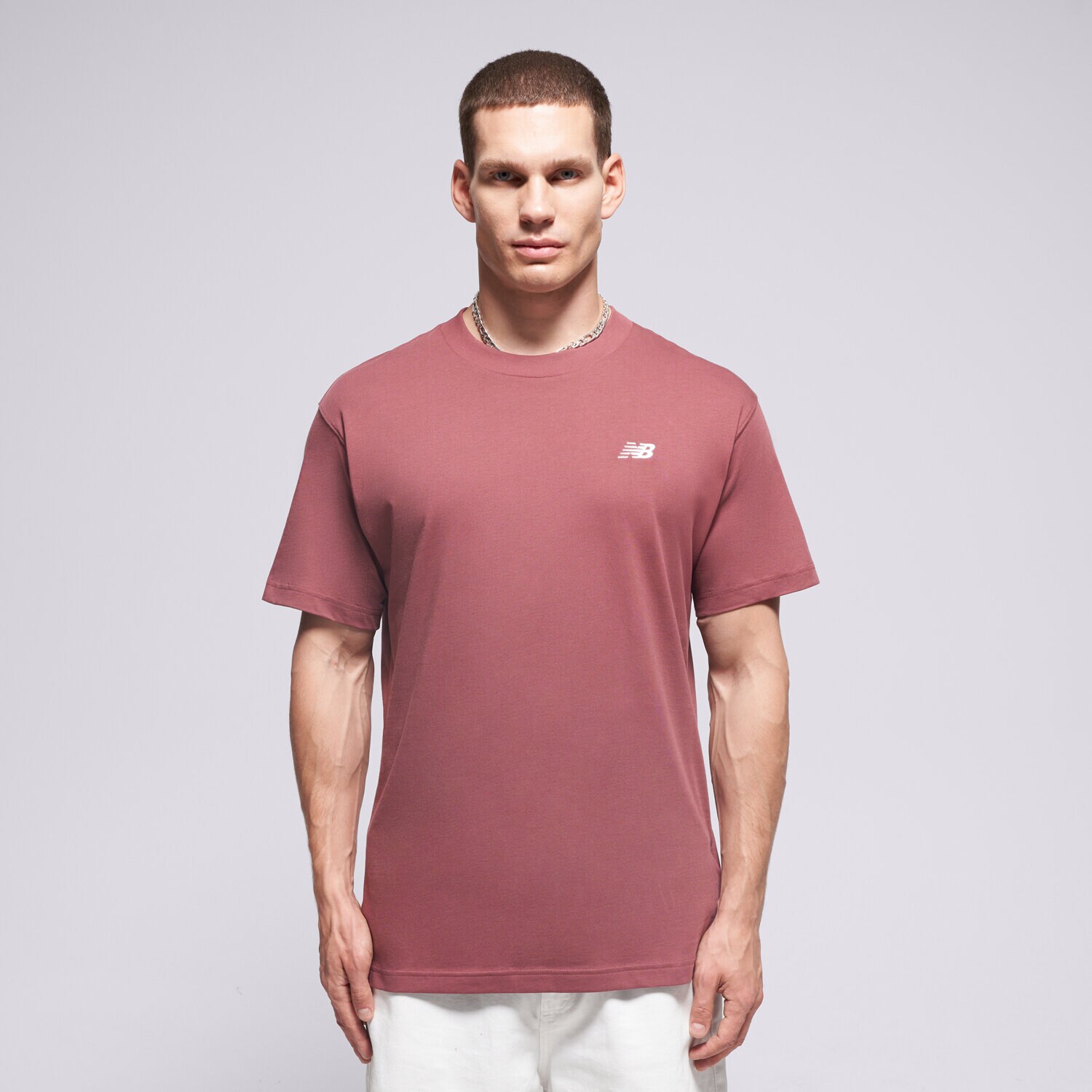 Bărbați tricou NEW BALANCE TRICOU SPORT ESSENTIALS COTTON TRICOU MT41509WAD Roșu