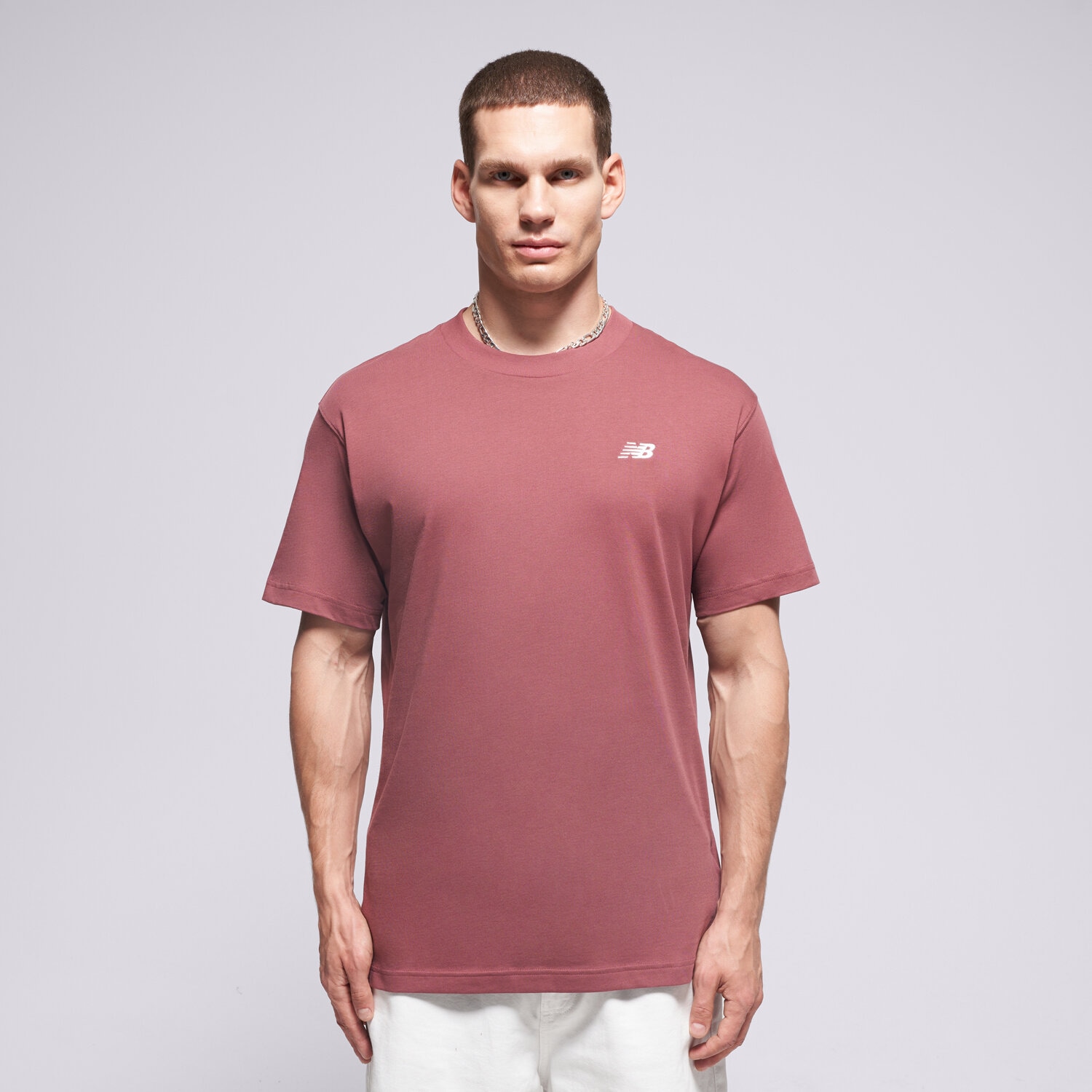 Bărbați tricou NEW BALANCE TRICOU SPORT ESSENTIALS COTTON TRICOU MT41509WAD Roșu