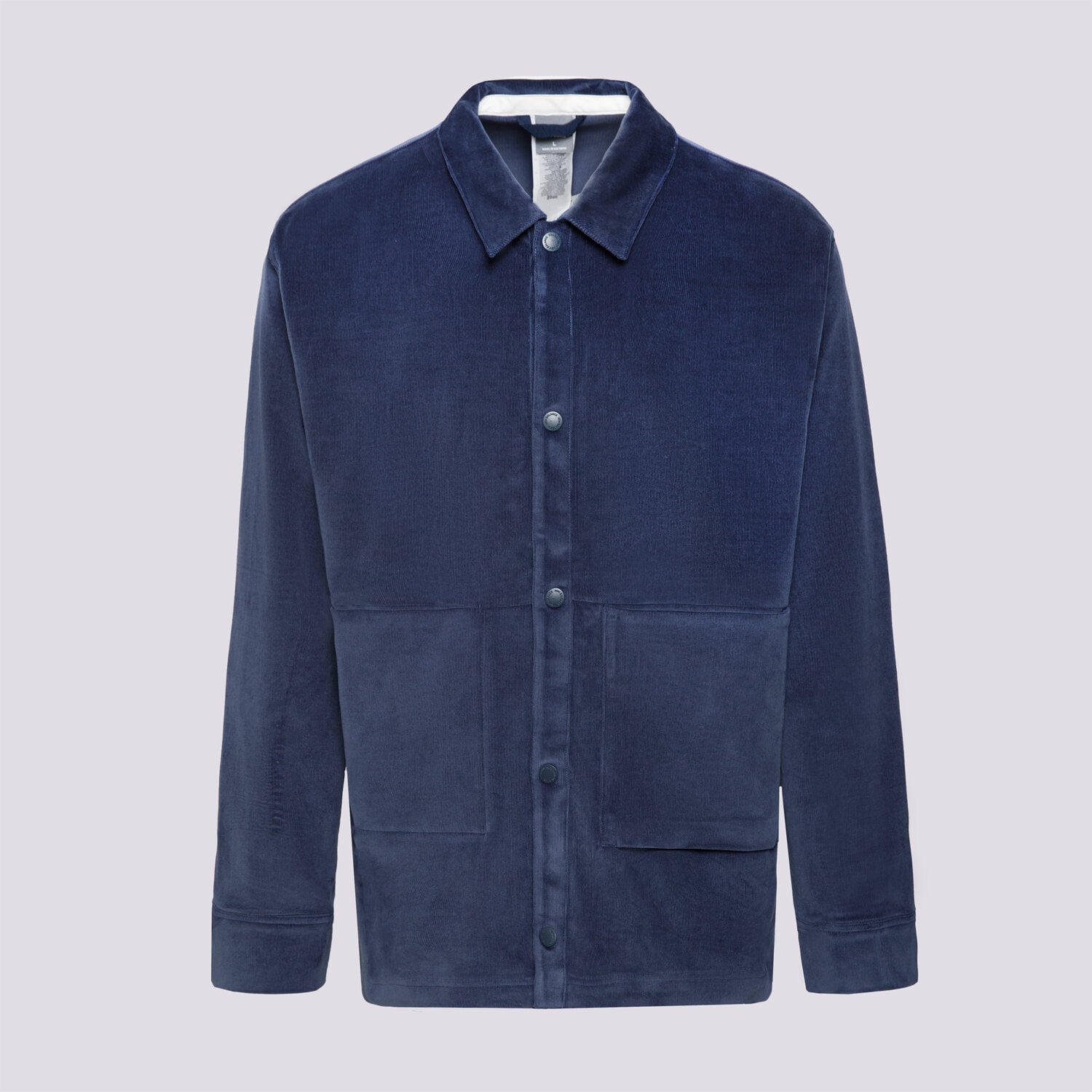 Bărbați tricou NEW BALANCE CĂMAșĂ STRETCH CORDUROY OVERSHIRT MT53524NNY Bleumarin