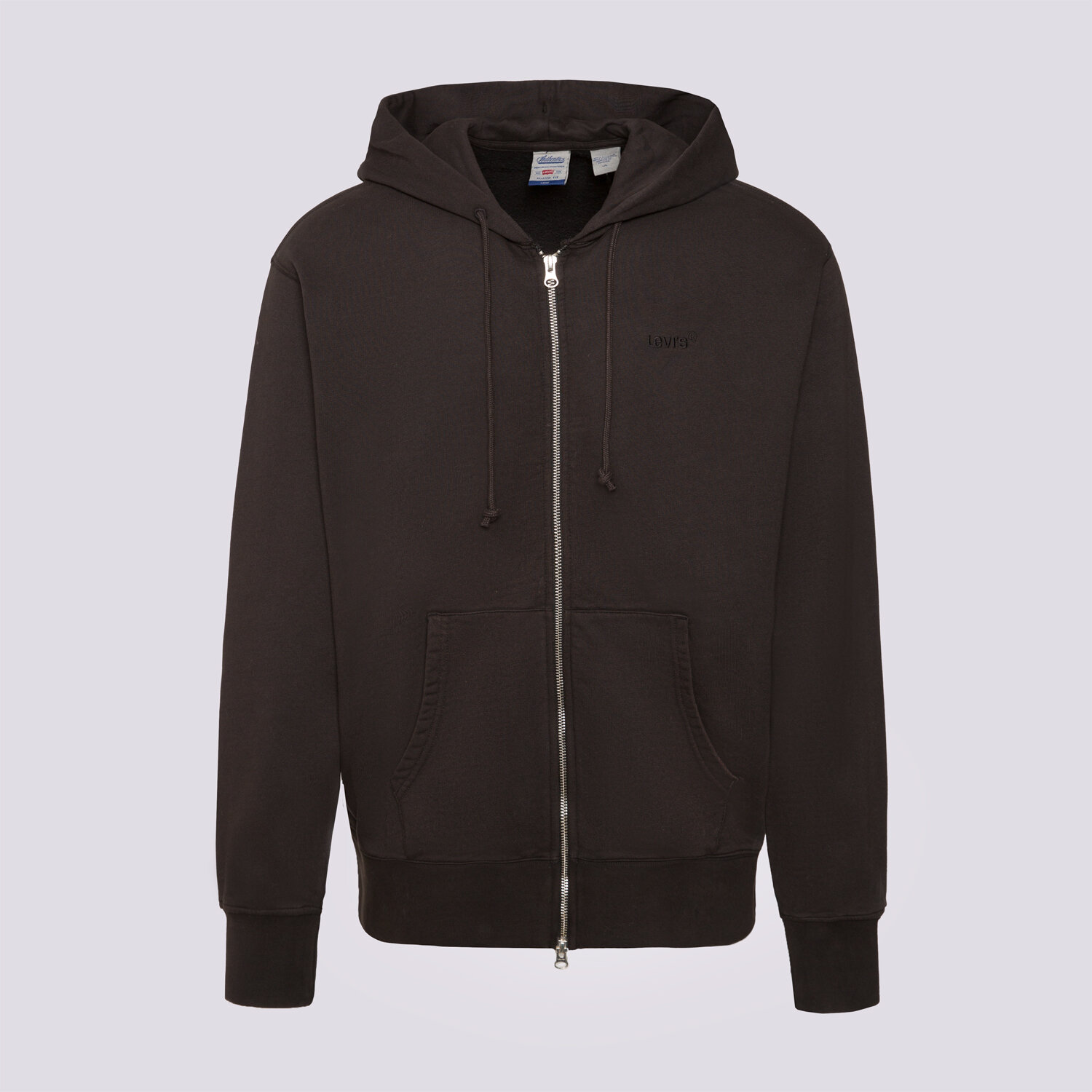 Bărbați bluză LEVI'S BLUZĂ AUTHENTIC FULL ZIP BLACKS A9265-0000 Negru