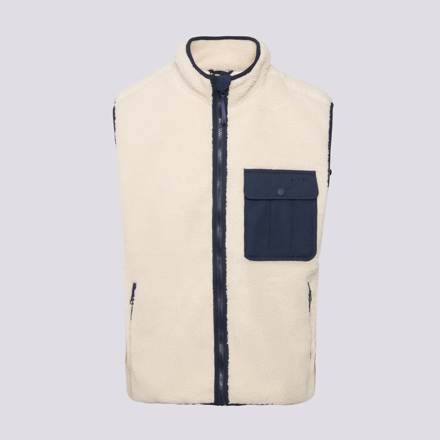 Bărbați veste LEVI'S VESTĂ JOONIE SHERPA VEST NEUTRALS 003AY-0002 Bej