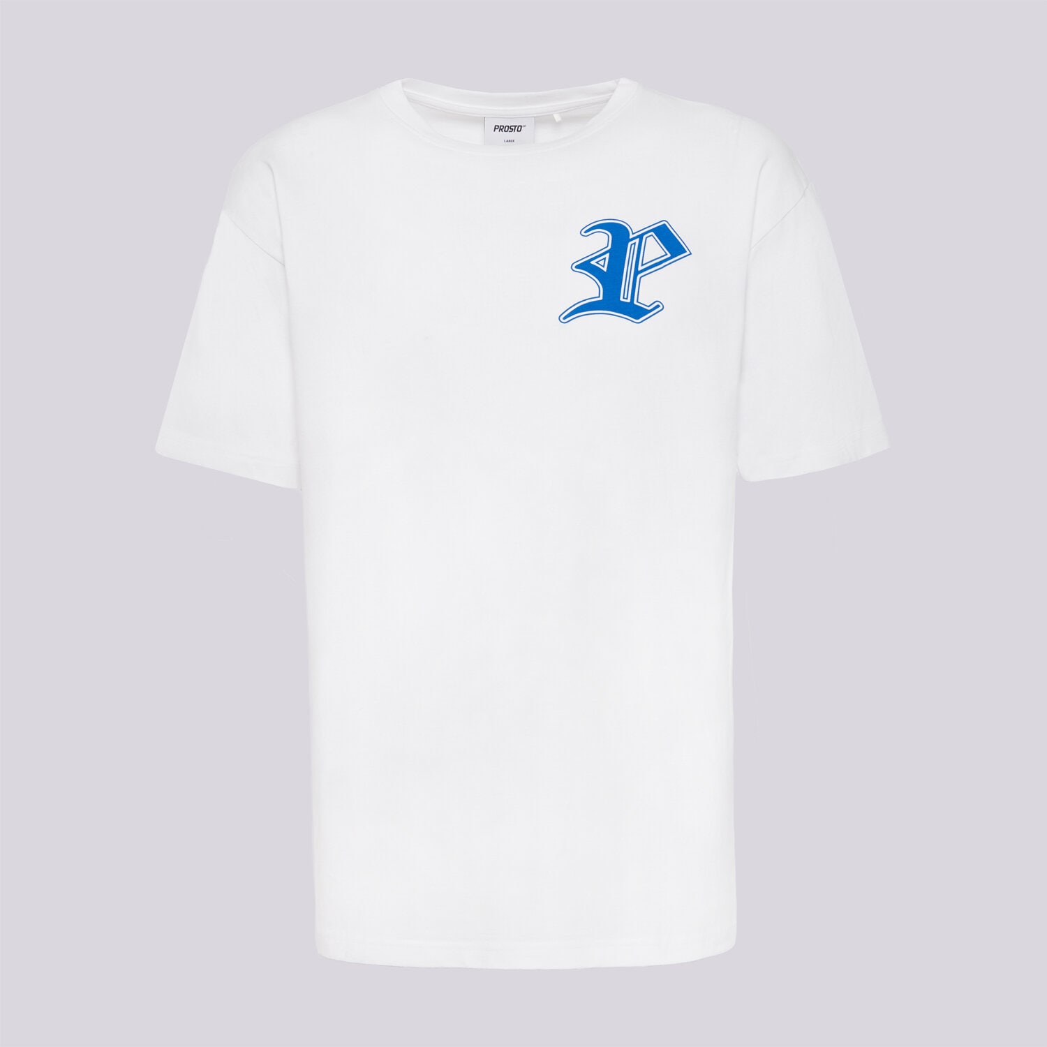 Bărbați tricou PROSTO TRICOU GOTHIC P WHITE KL252MTEE1051 Alb