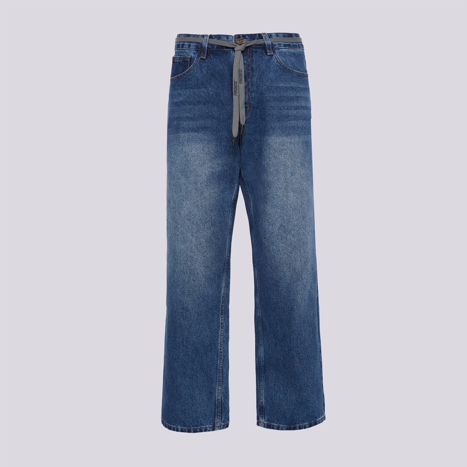 Bărbați pantaloni PROSTO PANTALONI  JEANS BAGGY TARMAC BLUE KL252MPAN3012 Albastru