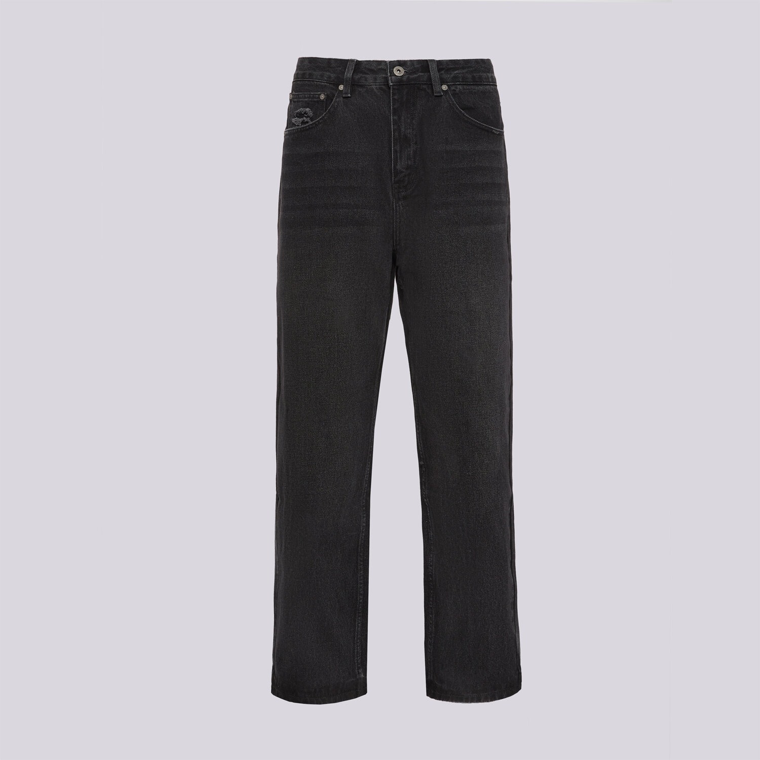 Bărbați pantaloni PROSTO PANTALONI  JEANS REGULAR BUNKER GRAPHITE KL252MPAN3021 Negru