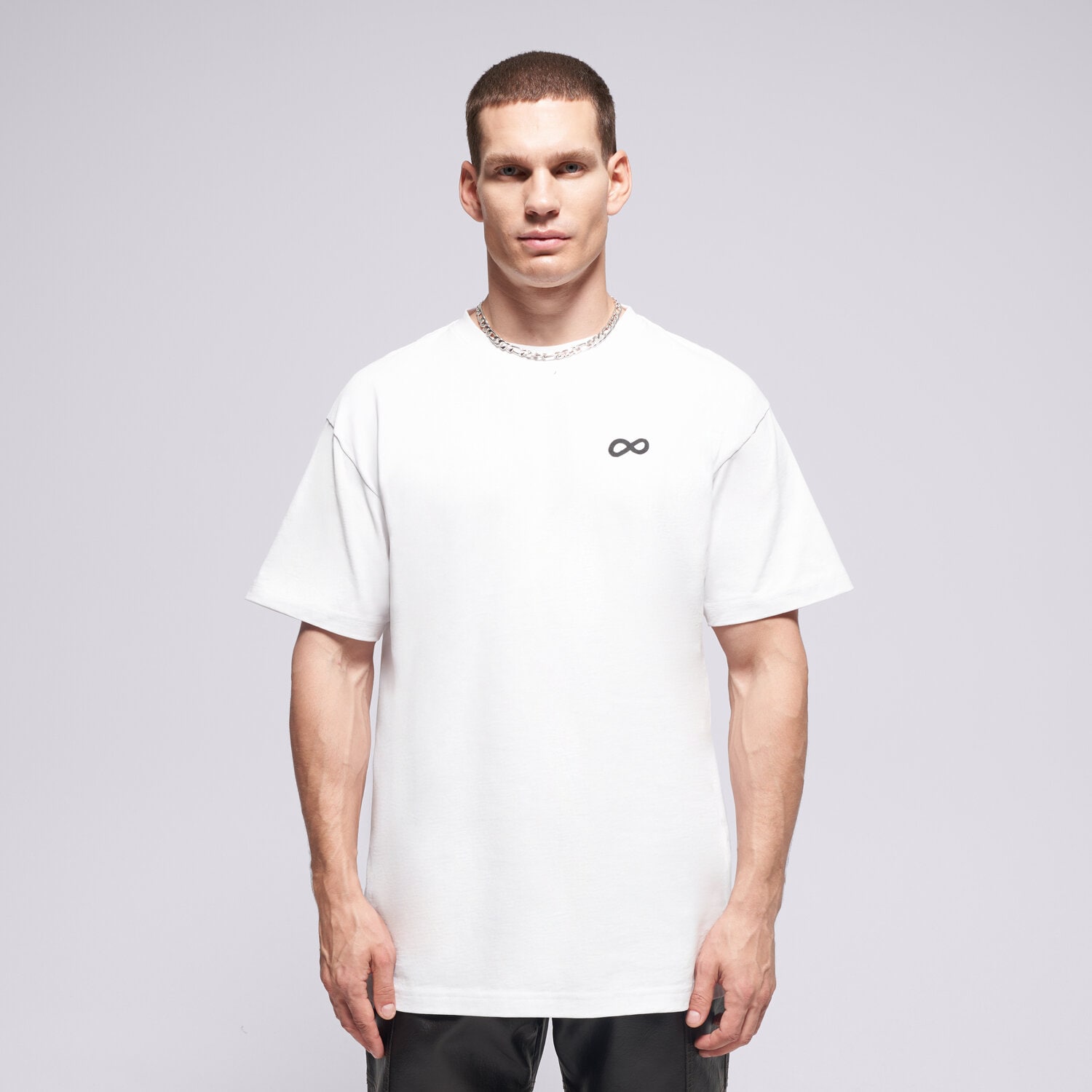 Bărbați tricou PROSTO TRICOU INFINITY D WHITE KL252MTEE1171 Alb