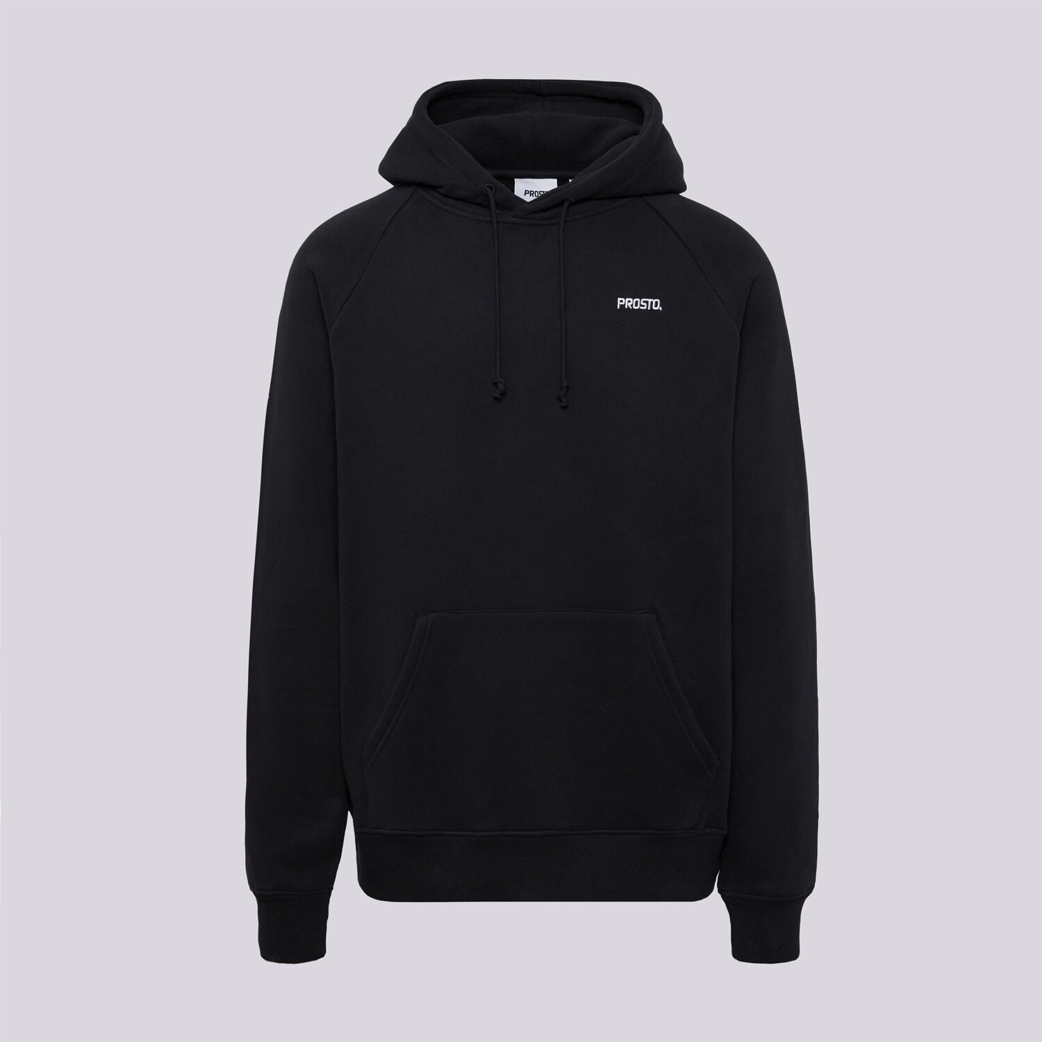 Bărbați bluză PROSTO BLUZĂ CU GLUGĂ HOODIE SKIZZLE WASHED BLACK KL252MSWE2181 Negru