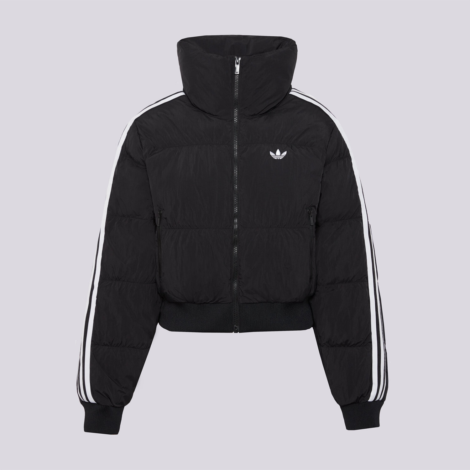 Femei geacă de iarnă ADIDAS JACHETĂ CROPPED PUFF JX2970 Negru