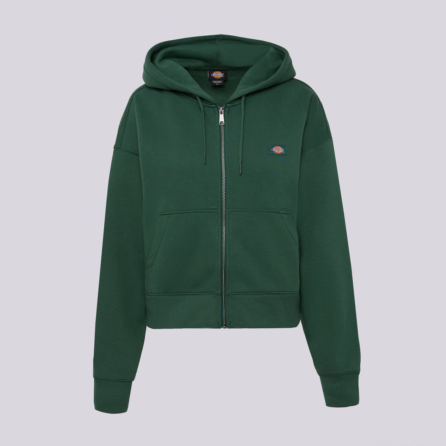 Femei bluză DICKIES  BLUZĂ OAKPORT ZIP HOODIE DK0A4Y1ZPIN1 Verde