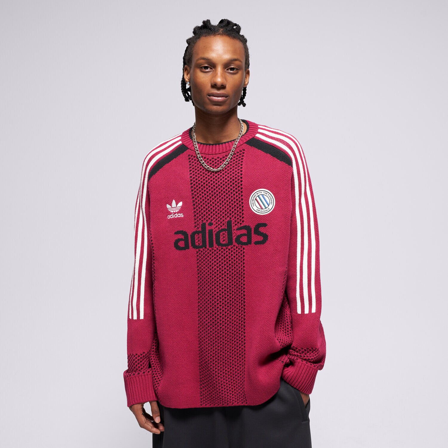 ADIDAS PULOVĂR PULLOVER (LONG SLEEVE) KQ5086 Bordo