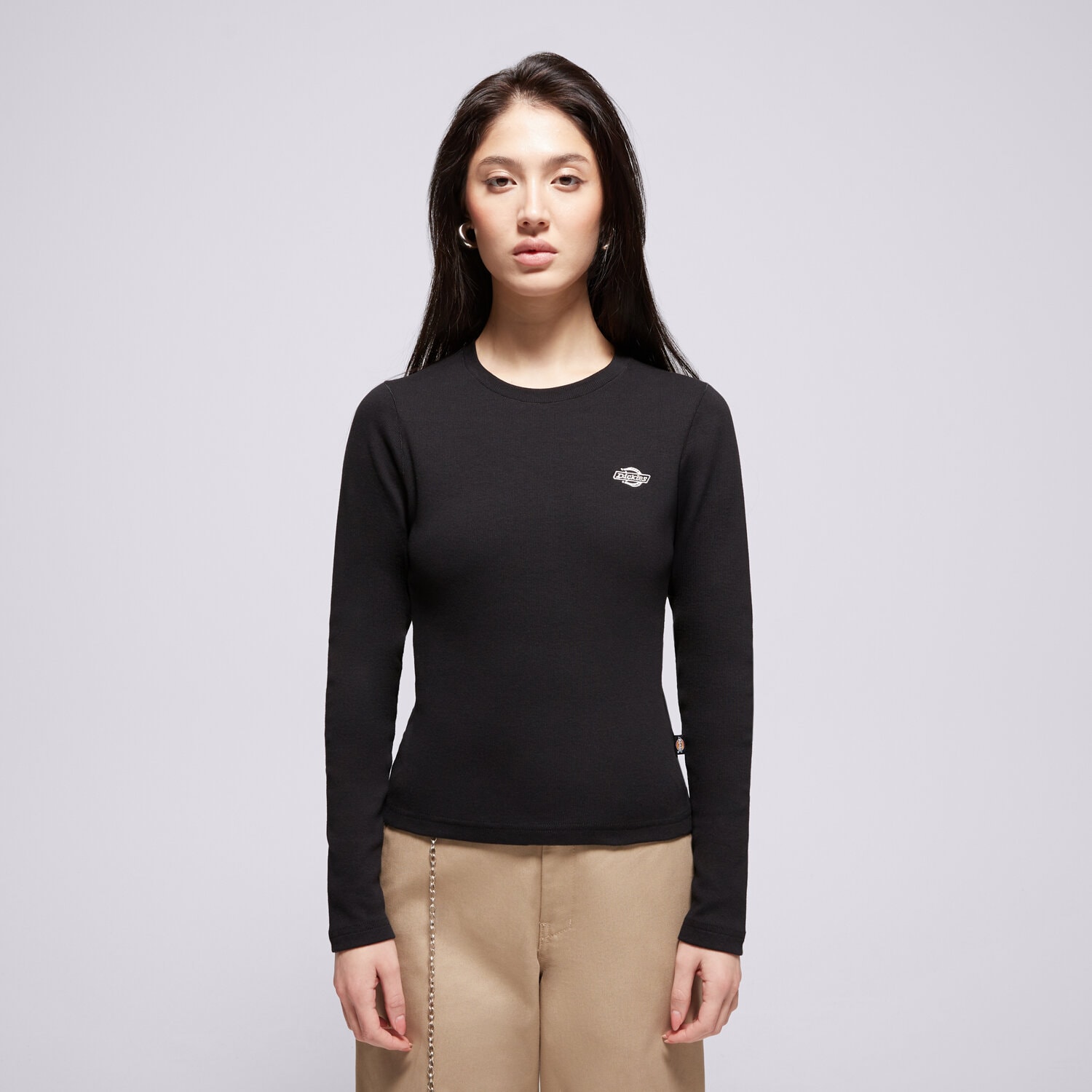 Femei tricou DICKIES TRICOU GLADEVILLE TEE LS W DK0A87QABLK1 Negru