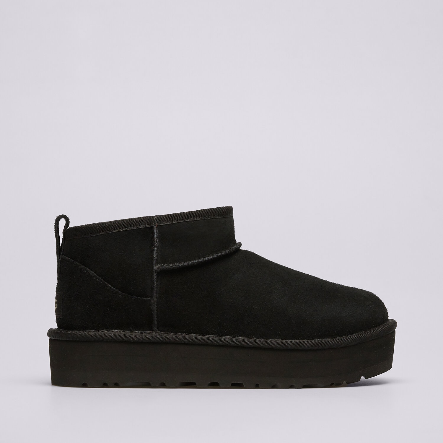 Copii casual UGG KIDS' CLASSIC ULTRA MINI PLATFORM 1157791K-BLK Negru