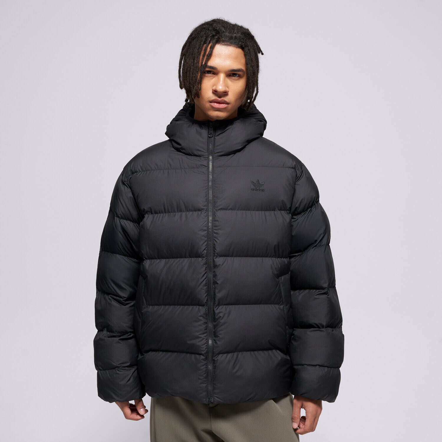 Bărbați eacă de iarnă ADIDAS JACHETĂ DE IARNĂ COMMERCIAL PUFF JX4123 Negru