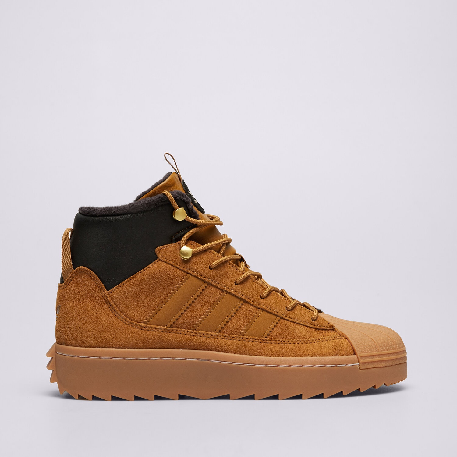 Copii încălțăminte de iarnă ADIDAS SUPERSTAR WINTER TREK J JQ0345 Maro