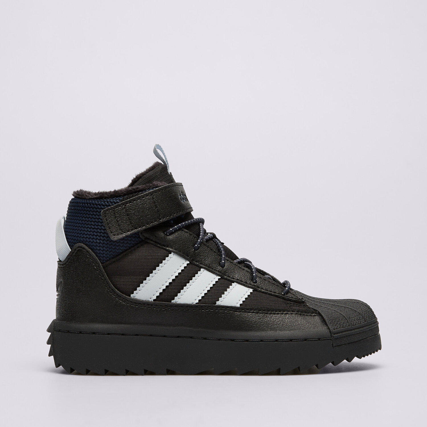 Copii încălțăminte de iarnă ADIDAS SUPERSTAR WINTER TREK C JQ0344 Negru