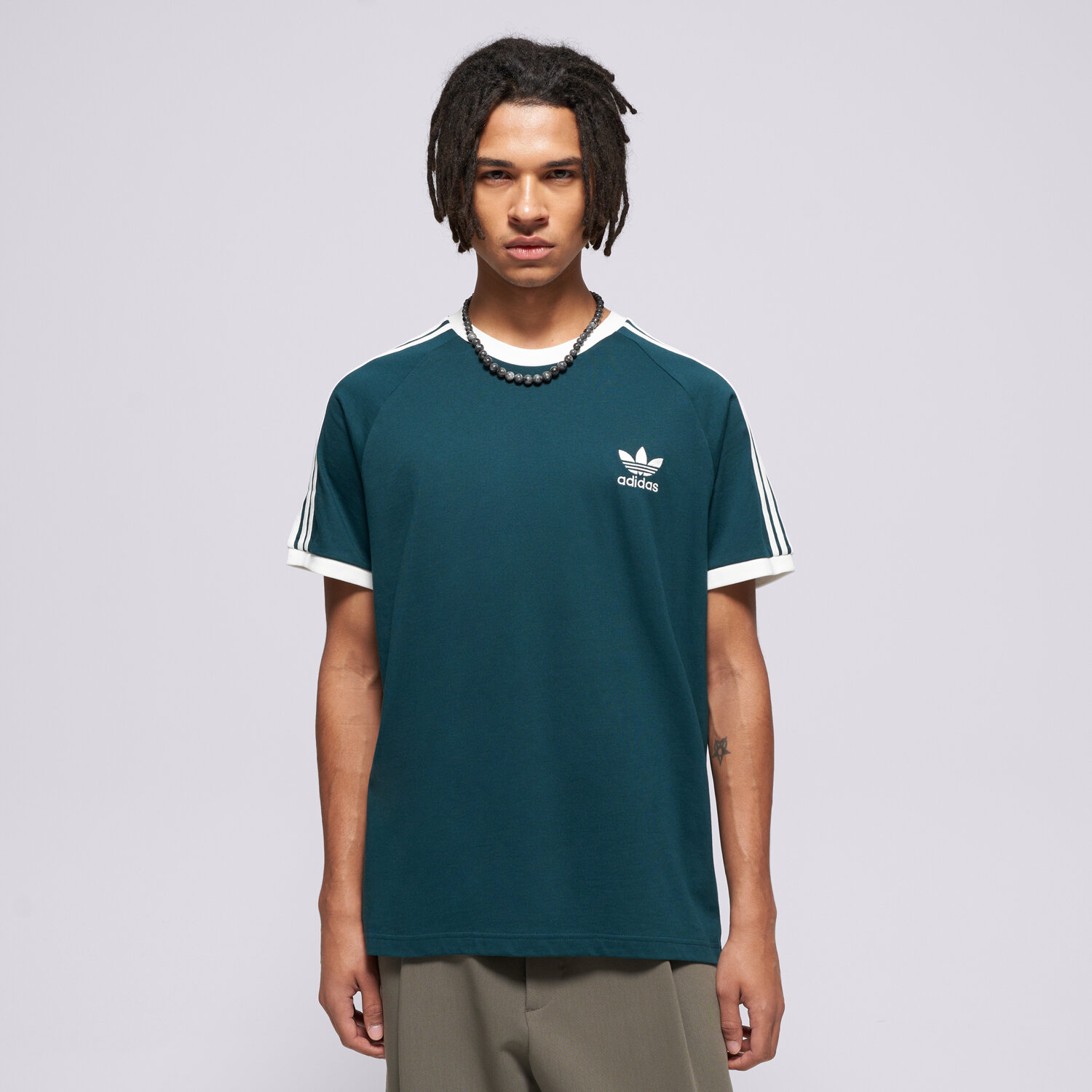 Bărbați tricou ADIDAS TRICOU 3-STRIPES TEE JY1374 Verde
