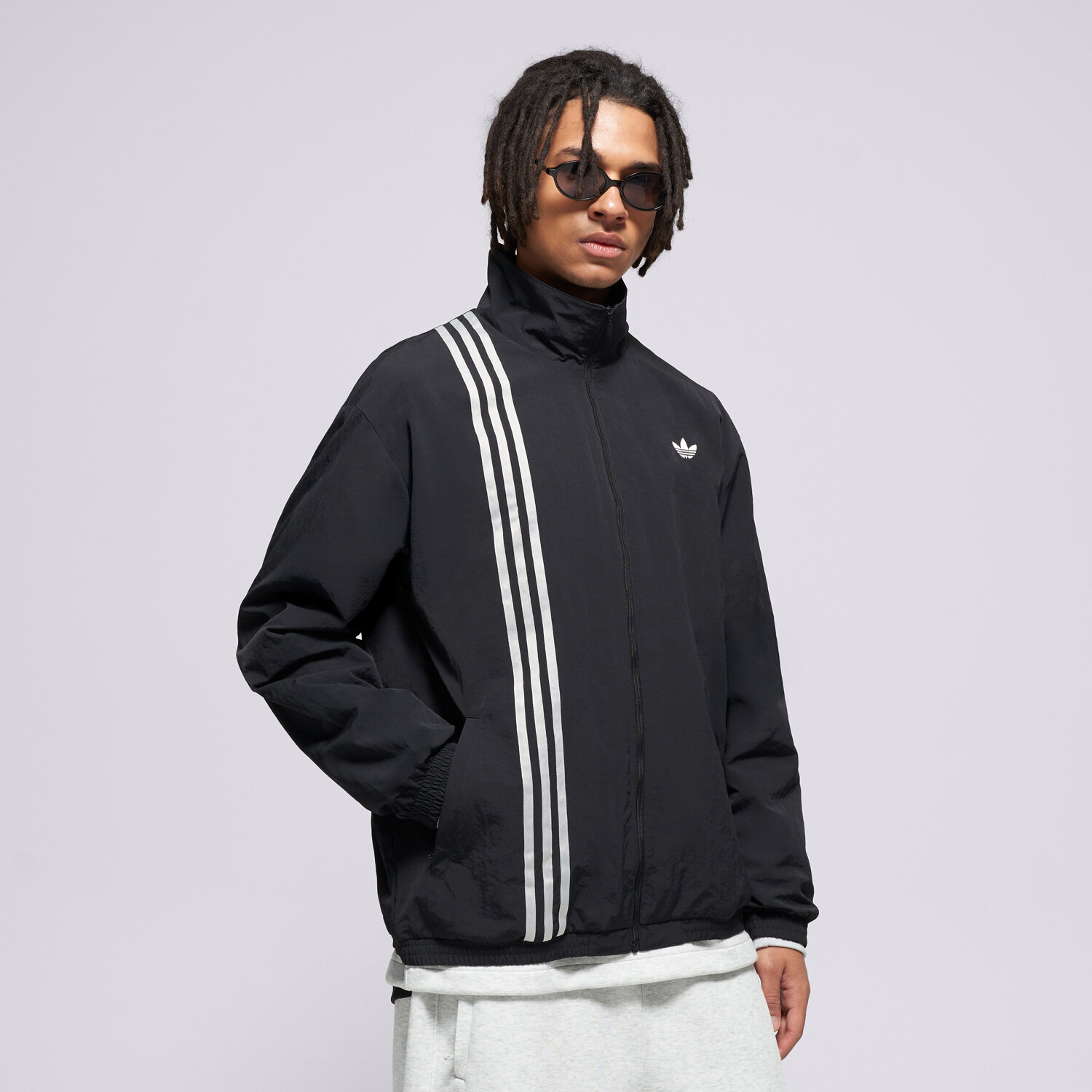 Bărbați bluză ADIDAS BLUZĂ FIREBIRD TT JV9882 Negru