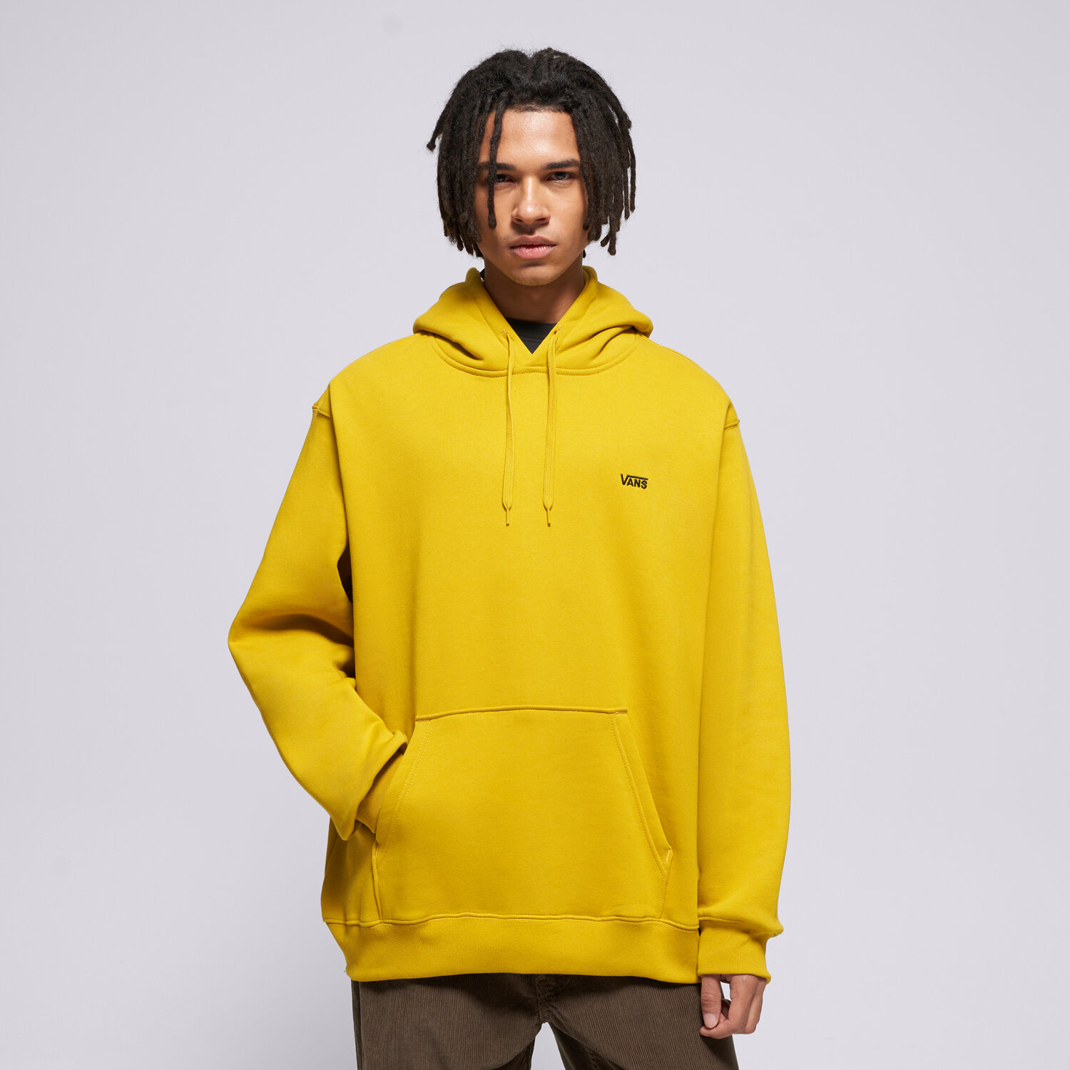Bărbați bluză VANS BLUZĂ CU GLUGĂ LEFT CHEST II LOOSE PO VN000P21EMX1 Galben Muștar