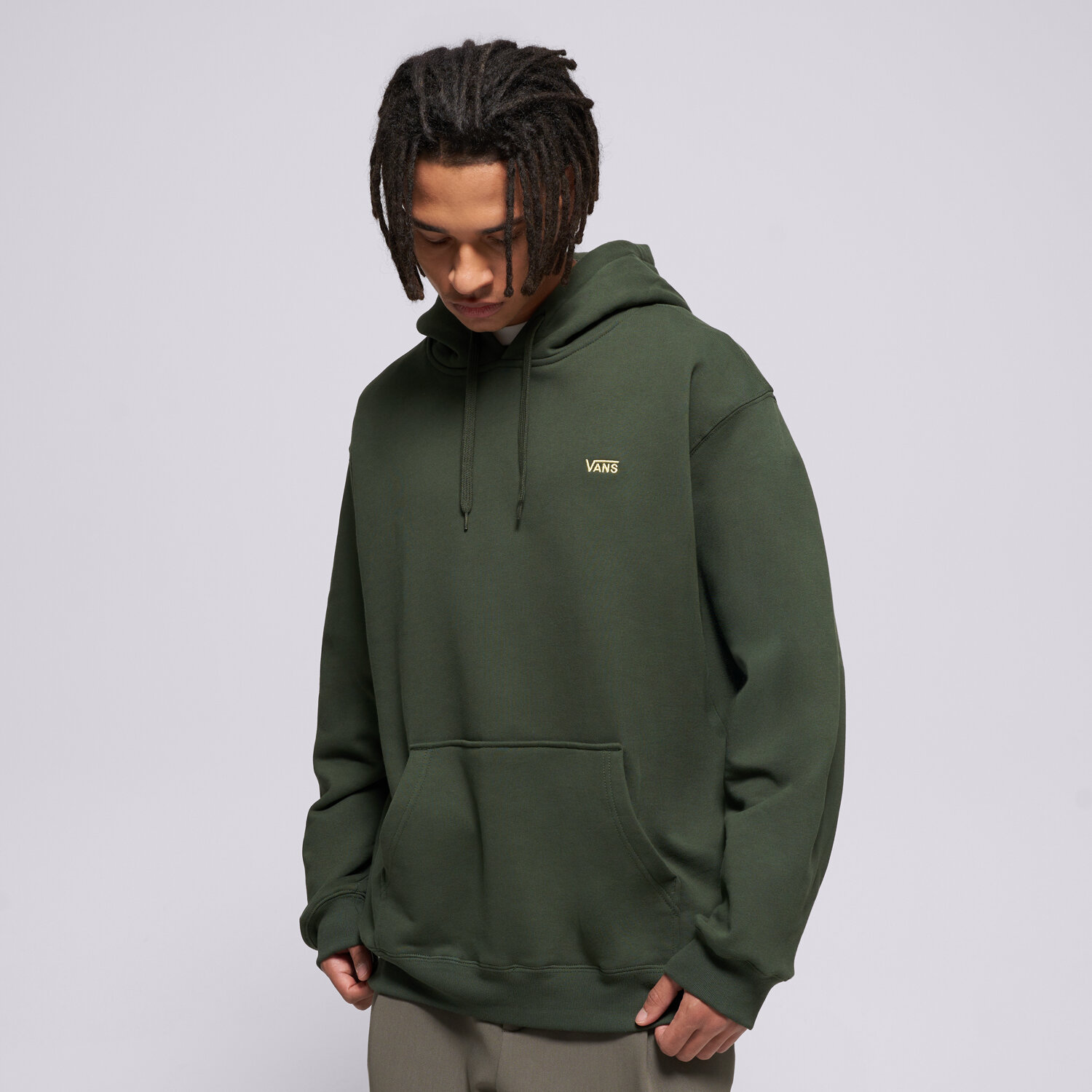 Bărbați bluză VANS BLUZĂ HANORAC LEFT CHEST II LOOSE PO VN000P21EMU1 Verde