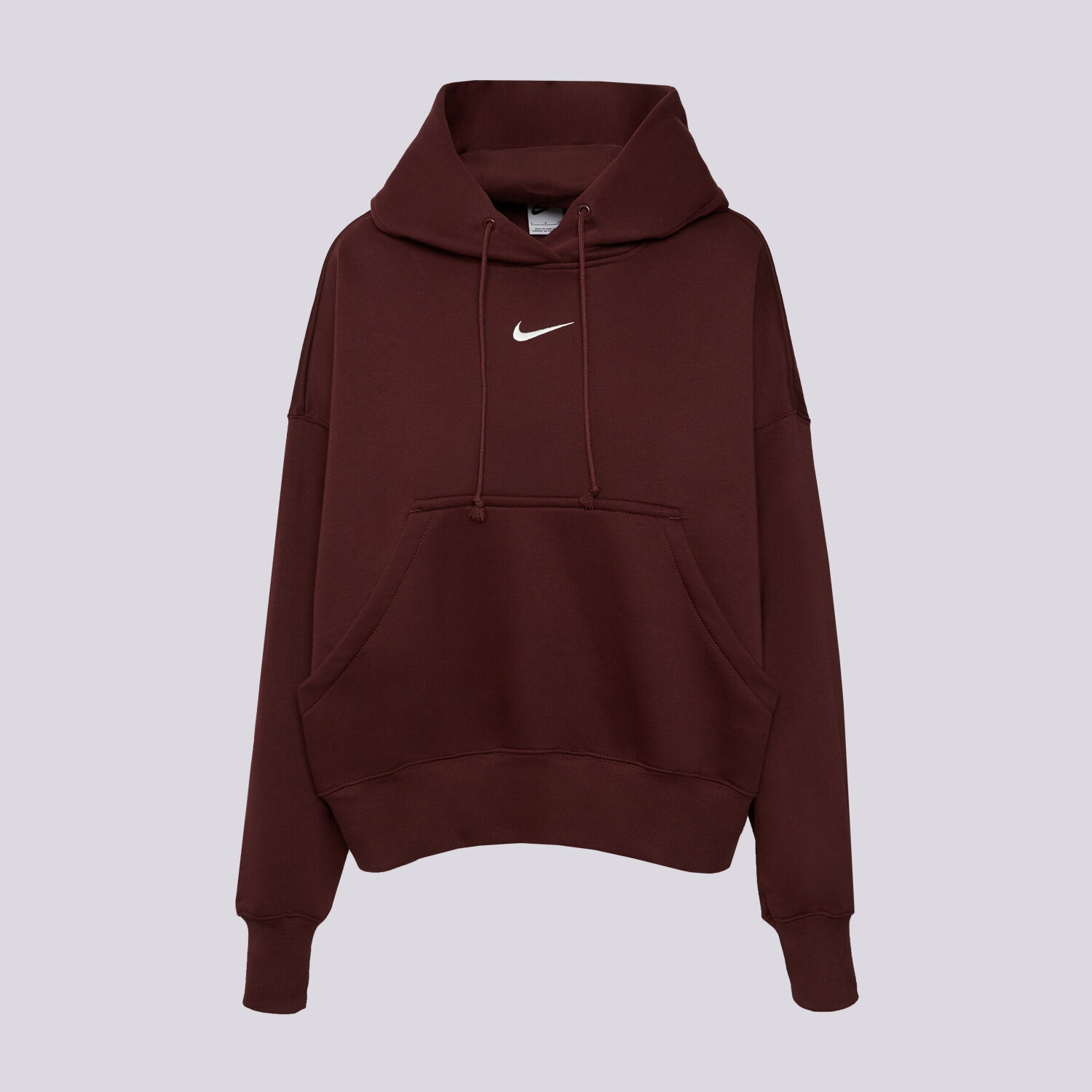 Femei bluză NIKE BLUZĂ CU GLUGĂ W NSW PHNX FLC OOS PO HOODIE DQ5858-652 Bordo