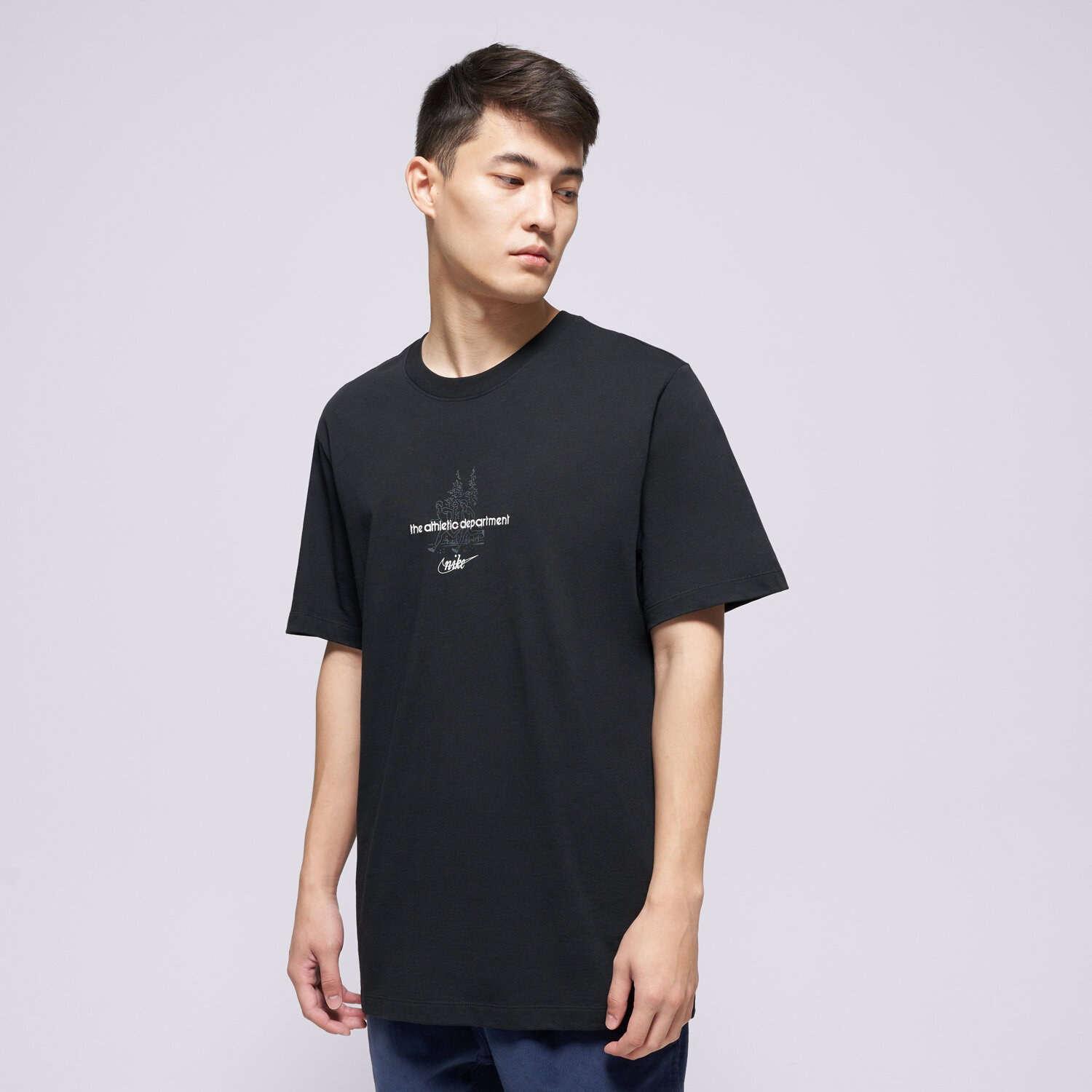 Bărbați tricou NIKE TRICOU M NSW TEE HO25 SSNL CLUB HV0125-010 Negru