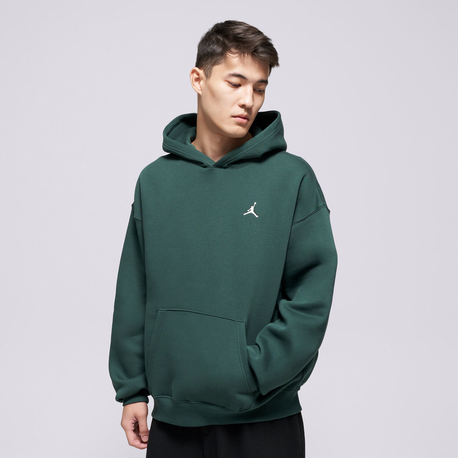 Bărbați bluză JORDAN BLUZĂ HANORAC M J BRK OVS PO HD IB7235-316 Verde