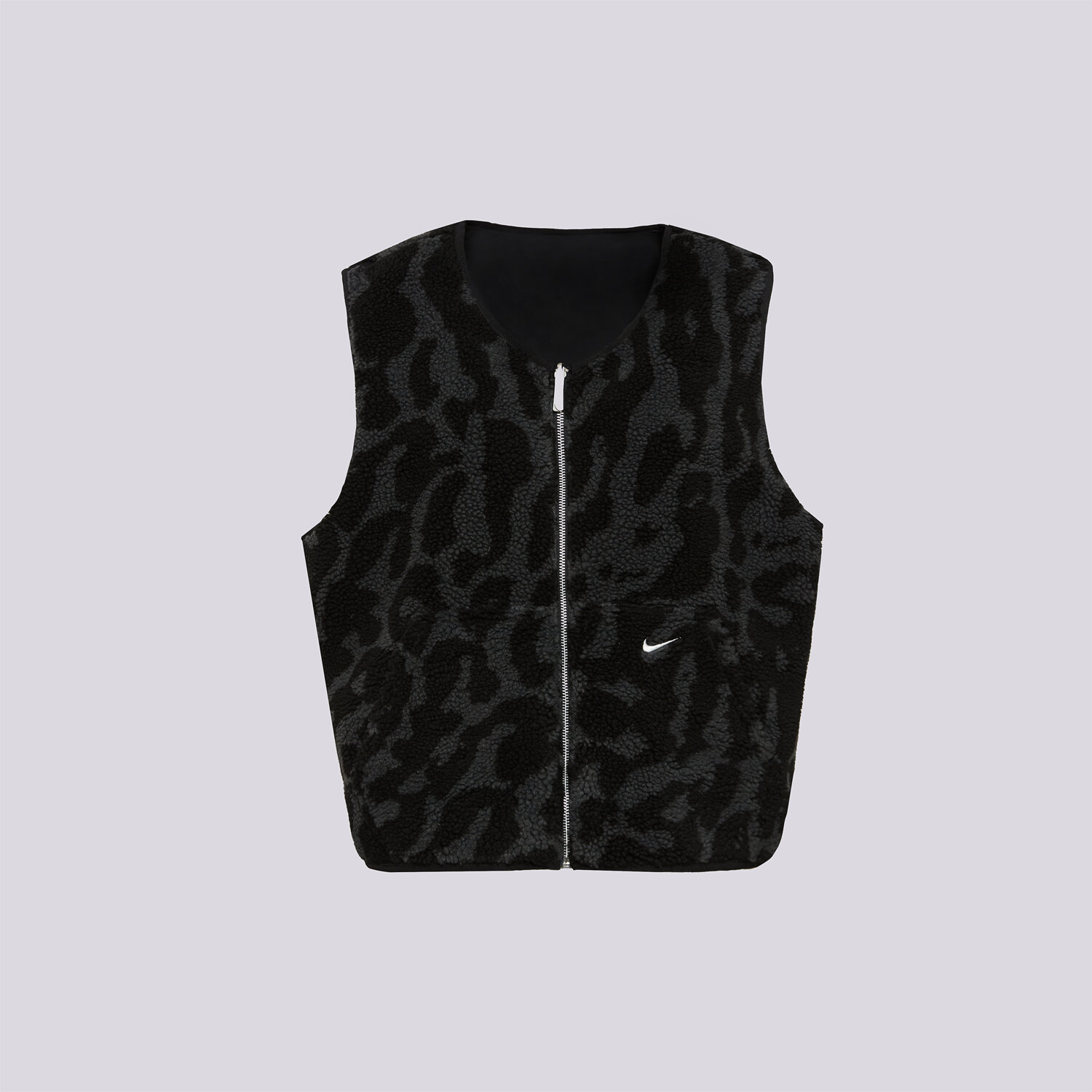 Femei veste NIKE VESTĂ W NSW STREET SHERPA VEST HV2073-010 Negru
