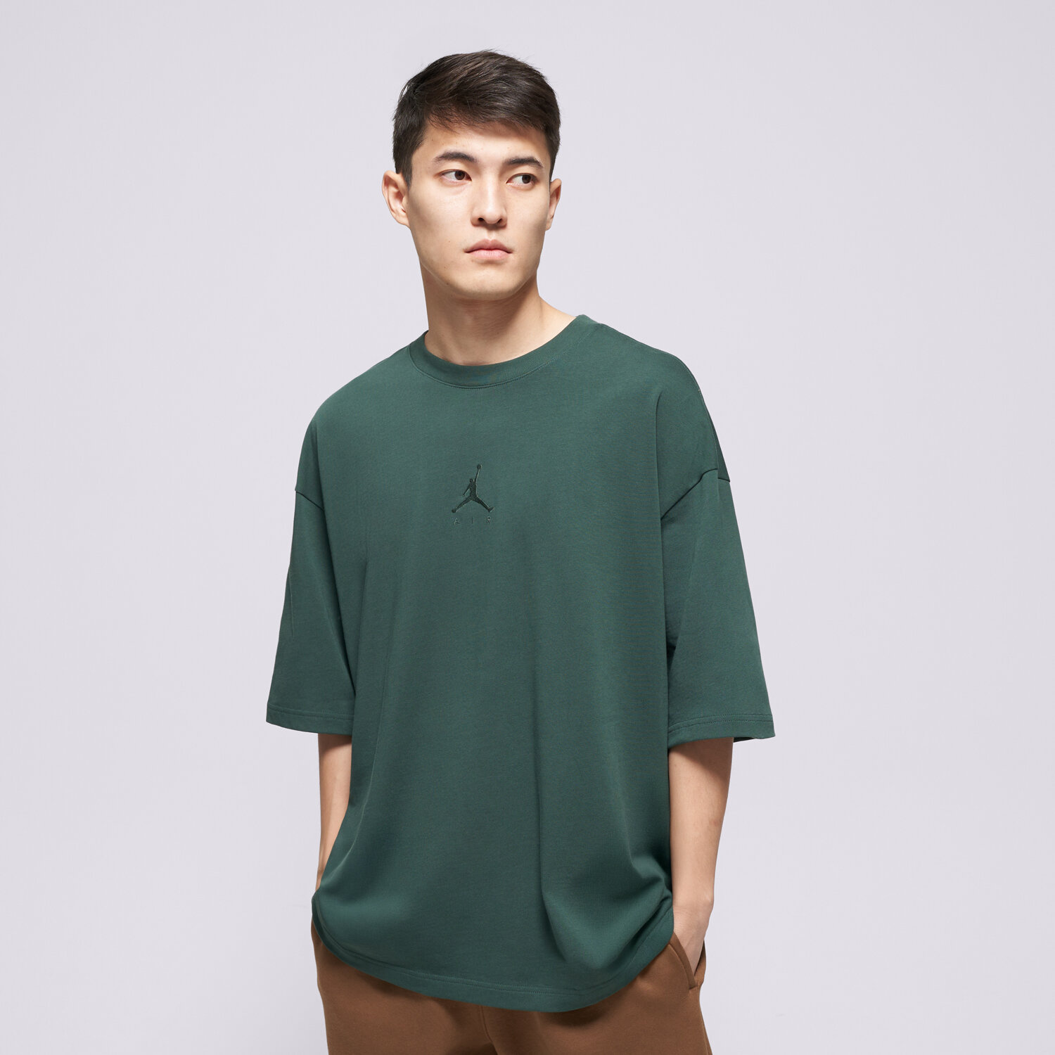 Bărbați tricou JORDAN TRICOU M J FLT ESS OVSZ SS CREW IB7345-316 Verde