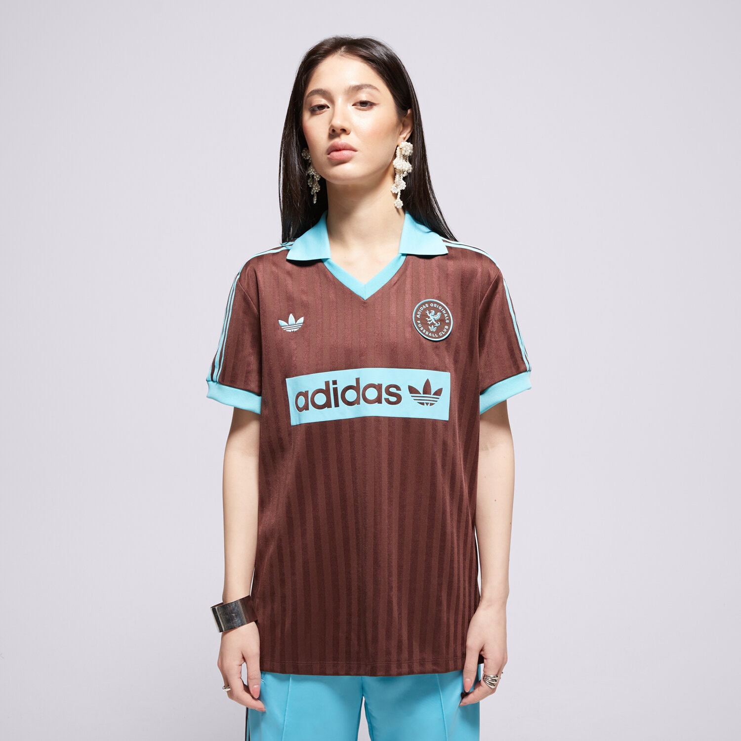 Femei tricou ADIDAS TRICOU FOOTBALL TEE JY3542 Maro