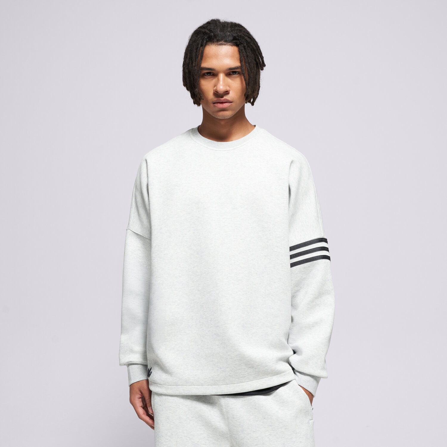 Bărbați bluză ADIDAS BLUZĂ NC LS OS CREW JW7920 Gri