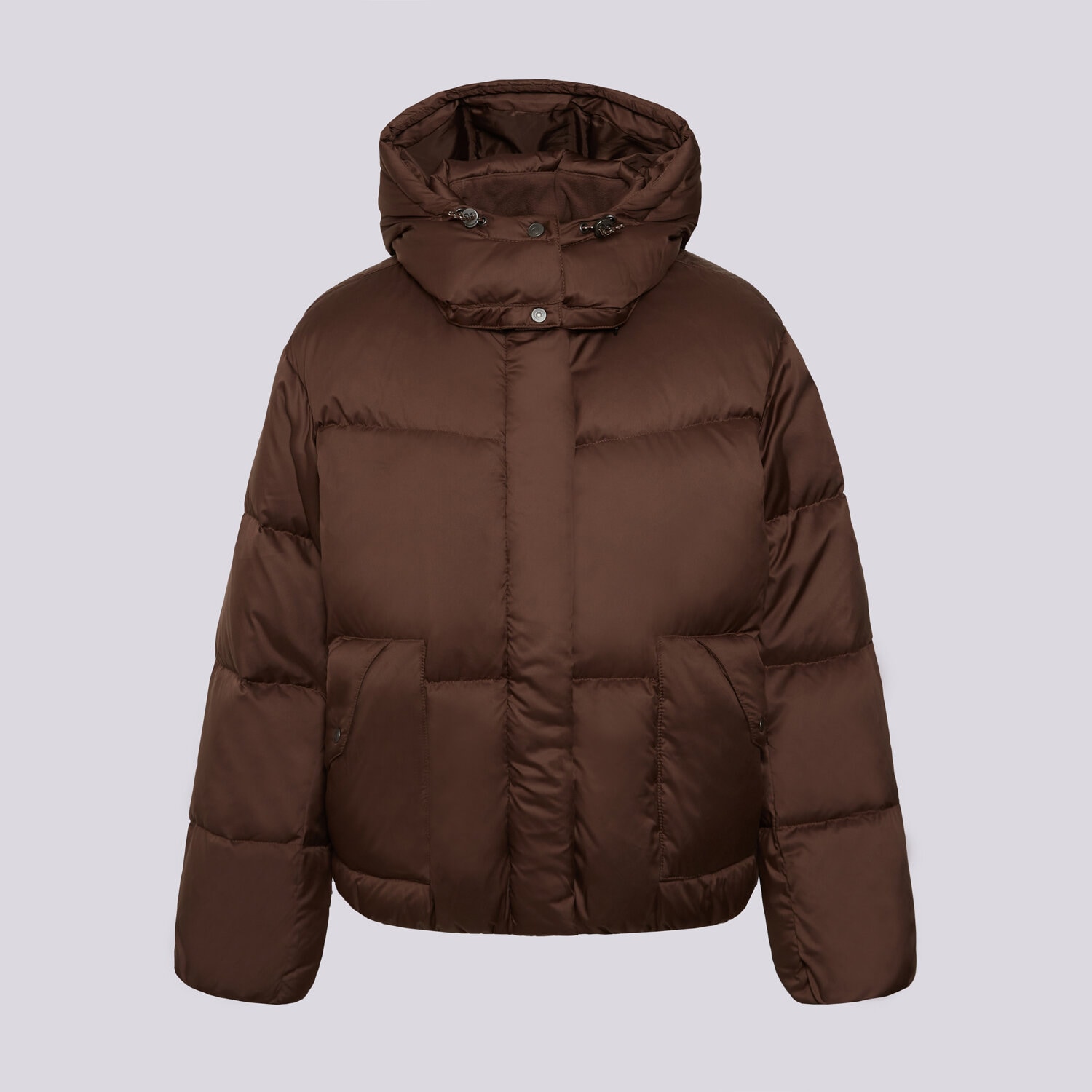 Femei geacă de iarnă LEVI'S JACHETĂ CU PUF WESTERN BUBBLE SHORTIE BROWNS 003MD-0006 Maro