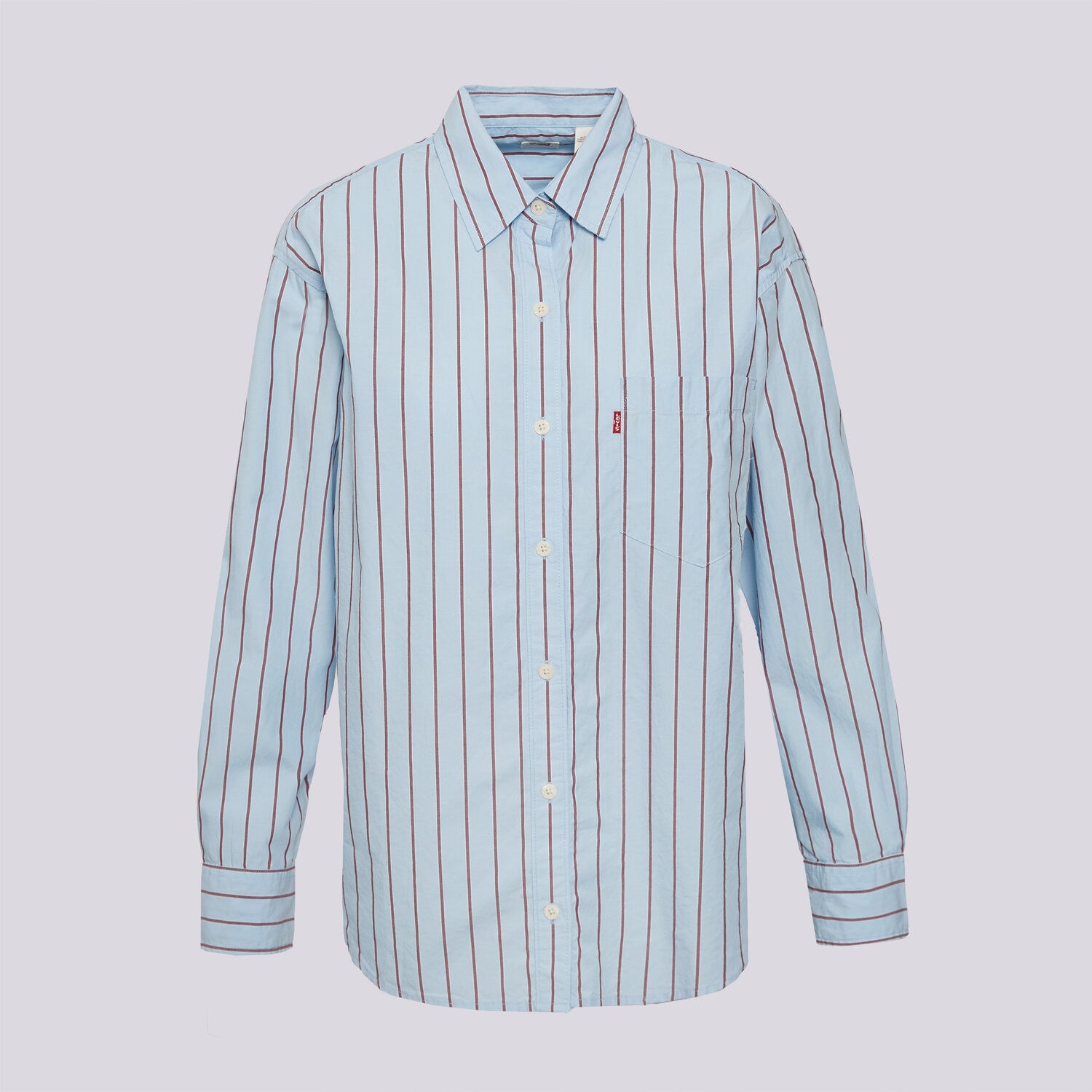 Femei tricou LEVI'S CĂMAșĂ HARLIE NEW BF SHIRT BLUES 001HM-0012 Albastru