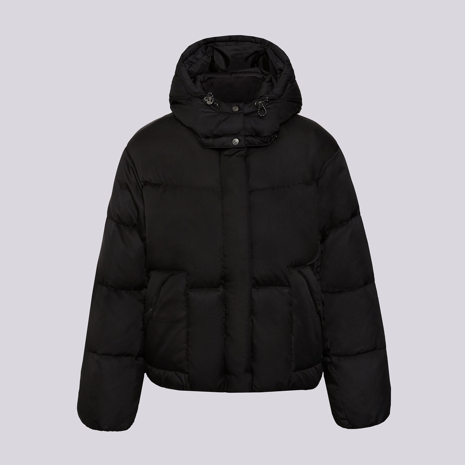 Femei geacă de iarnă LEVI'S JACHETĂ DE IARNĂ WESTERN   BUBBLE SHORTIE BLACK  003MD-0001 Negru