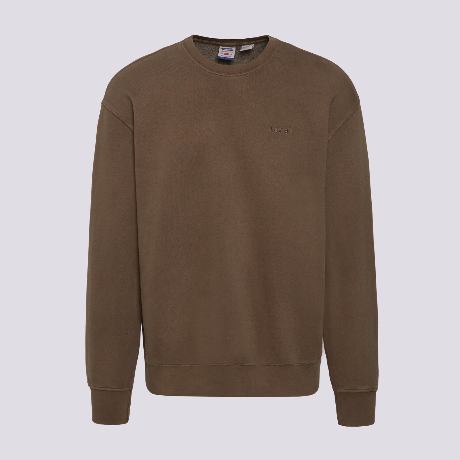 Bărbați bluză LEVI'S BLUZĂ AUTHENTIC CREW BROWNS A9244-0034 Maro