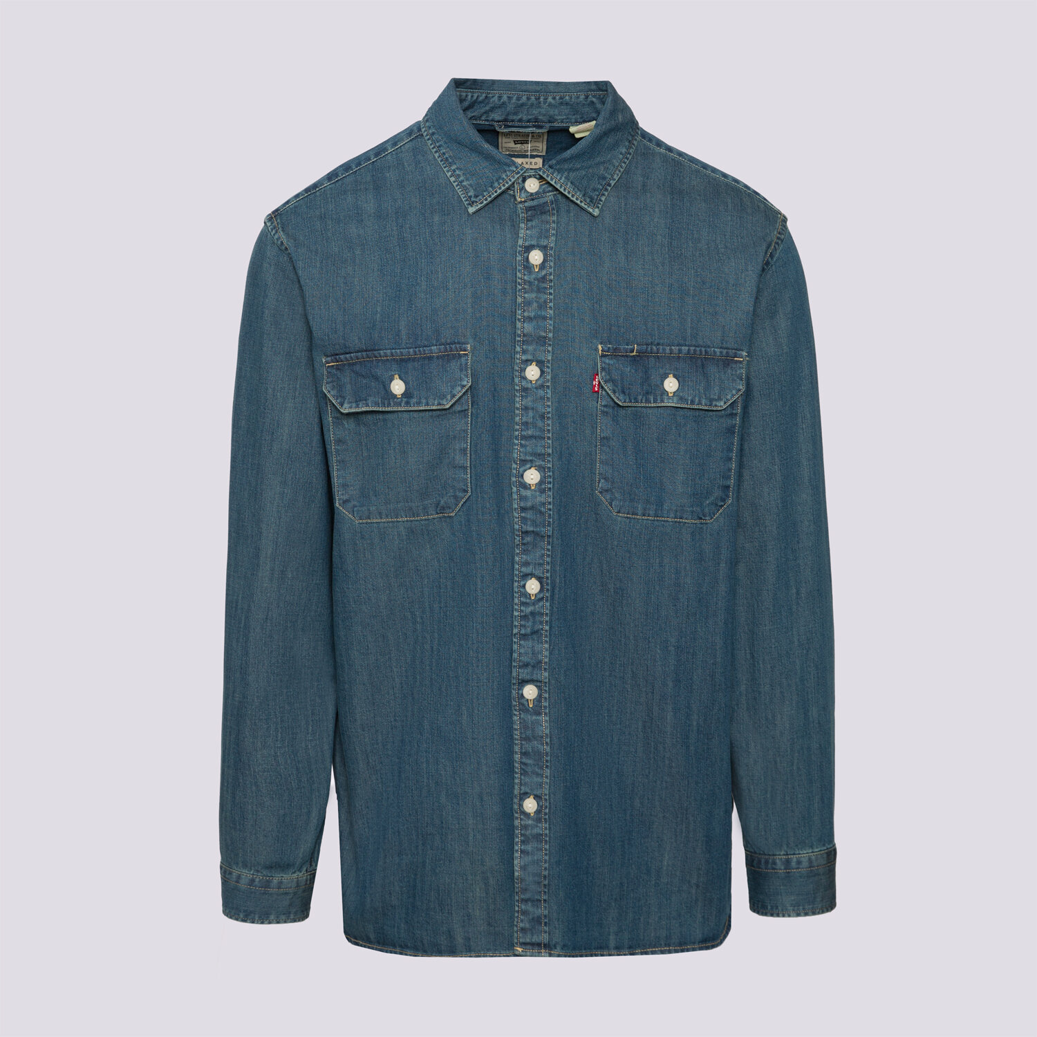 Bărbați tricou LEVI'S CĂMAșĂ JACKSON WORKER DARK INDIGO - WORN IN 19573-0269 Albastru