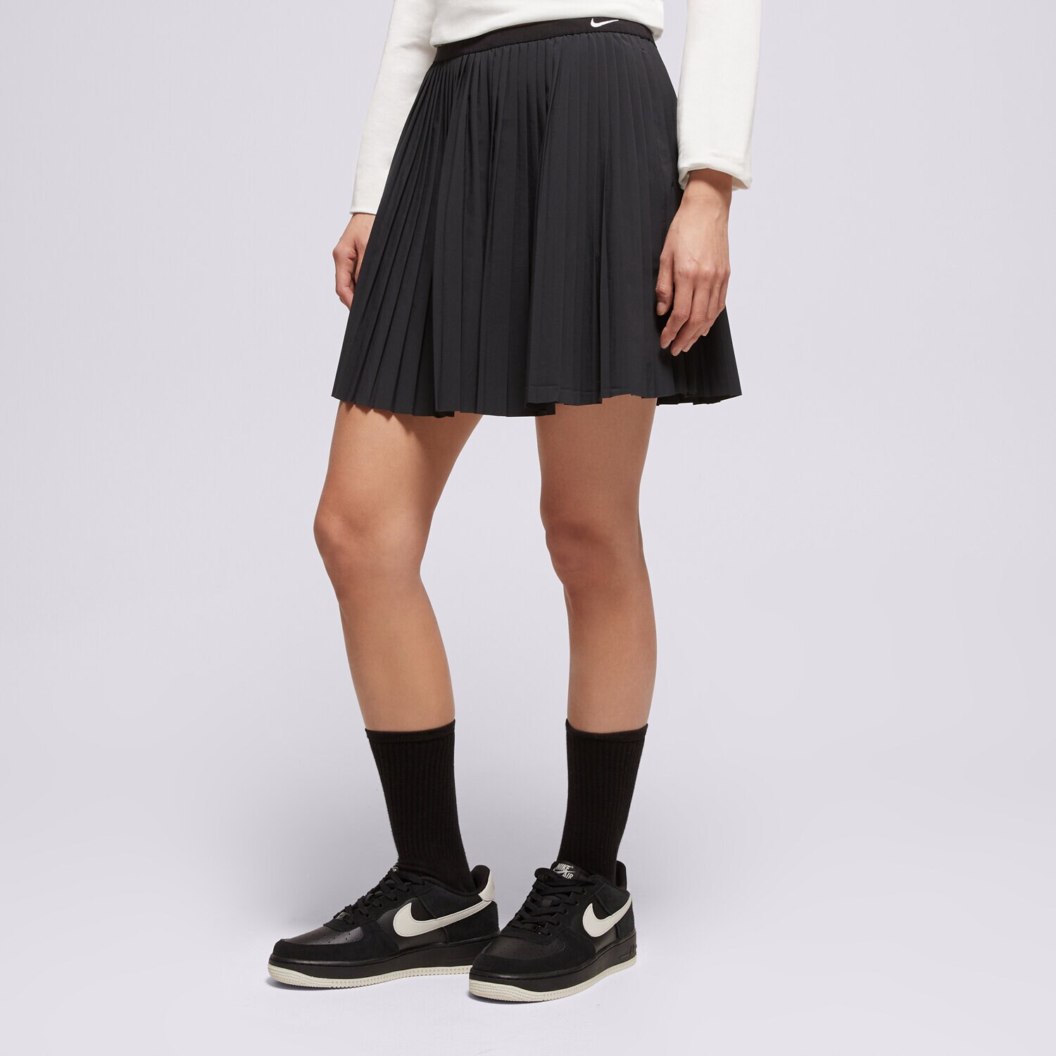 Femei rochii și fuste NIKE FUSTĂ W NSW PLEATED SKIRT IM7463-010 Negru