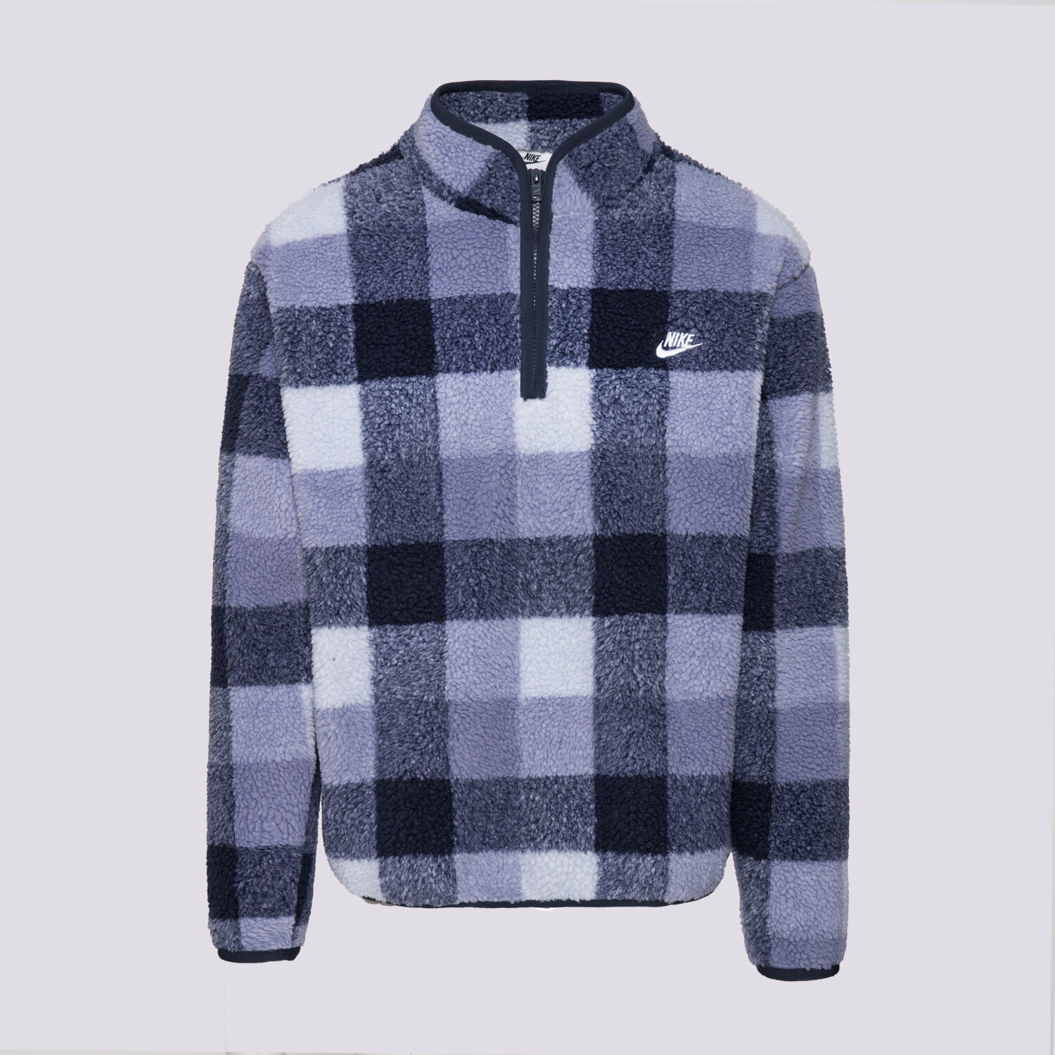 Bărbați bluză NIKE POLAR M NK CLUB SSNL WNTRZD AOP HZ FZ0896-057 Albastru