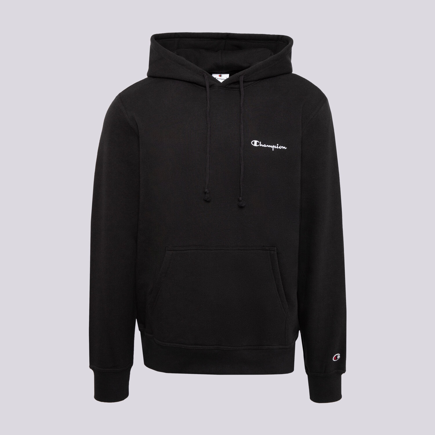 Bărbați bluză CHAMPION BLUZĂ CU GLUGĂ HOODED SWEATSHIRT 221790KK001 Negru