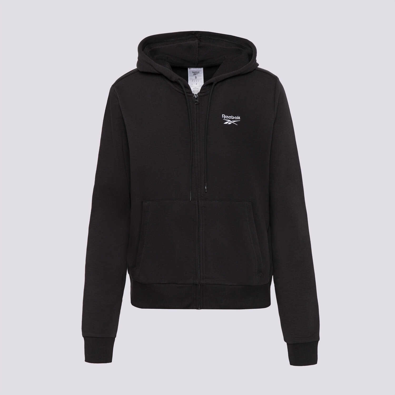 Femei bluză REEBOK BLUZĂ CU GLUGĂ RI SL FT FZ 100071705 Negru