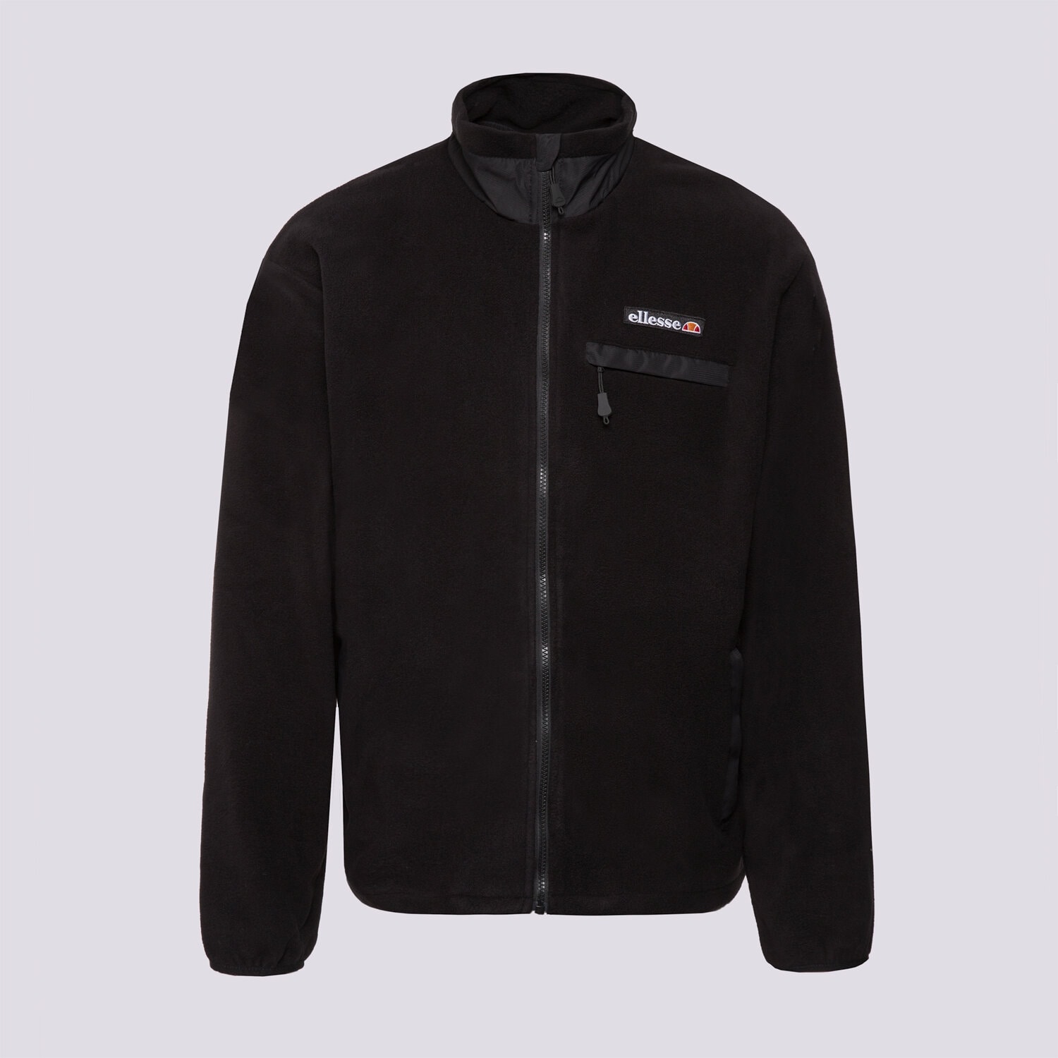 Bărbați bluză ELLESSE POLAR MASEBEN FLEECE JACKET BLK SHZ22306011 Negru