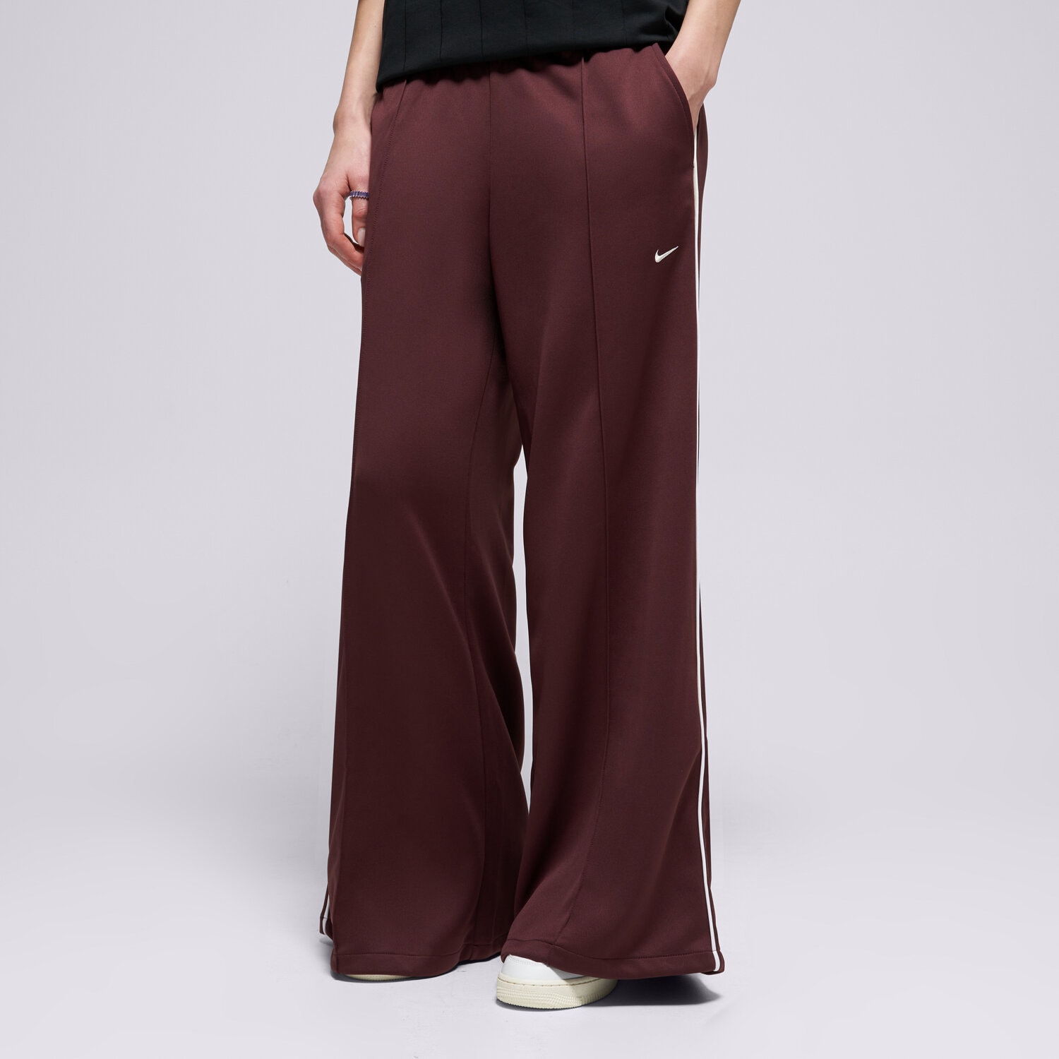 Femei pantaloni NIKE PANTALONI  W NSW WIDE LEG TRACK PNT IH8514-652 Bordo