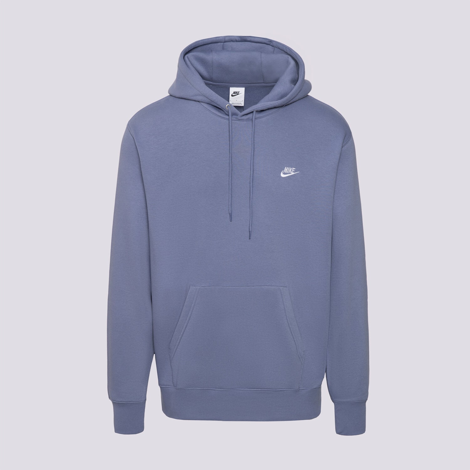 Bărbați bluză NIKE BLUZĂ CU GLUGĂ M NK CLUB BB PO HOODIE FN3859-499 Albastru