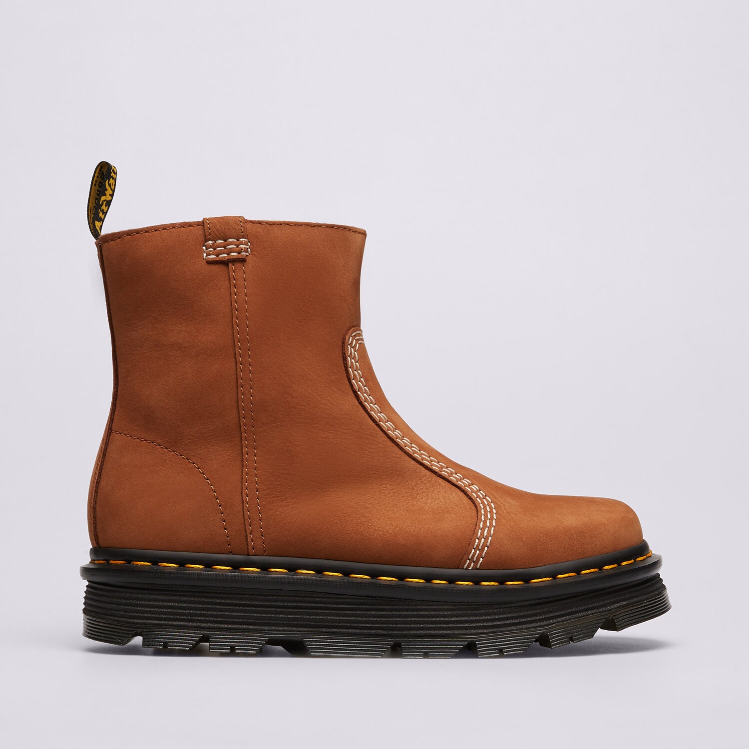 Femei ghete DR.MARTENS ZEBZAG RIGGER BOOT WARM LINED 42023200 Maro