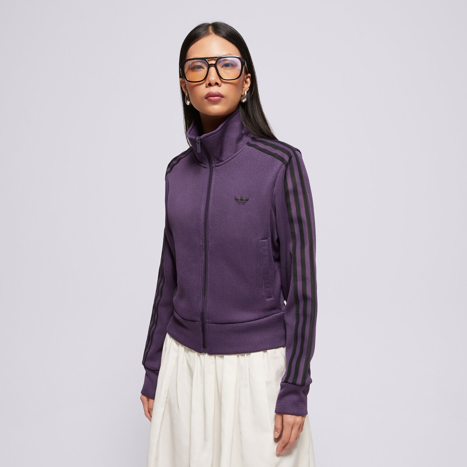 Femei bluză ADIDAS BLUZĂ FIREBIRD TT JY2615 Violet